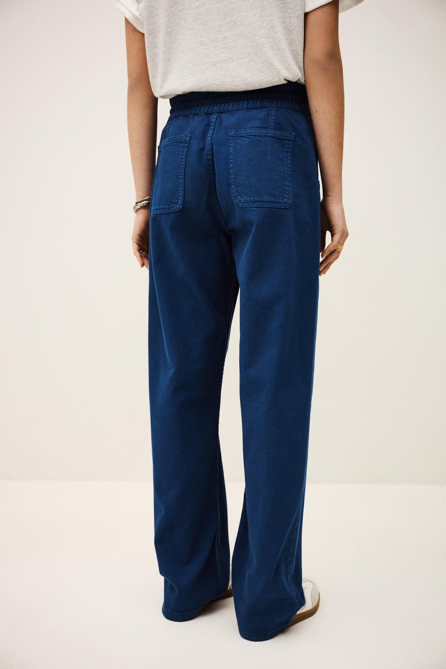 ba&sh Wide-Leg Pants Fima Blue
