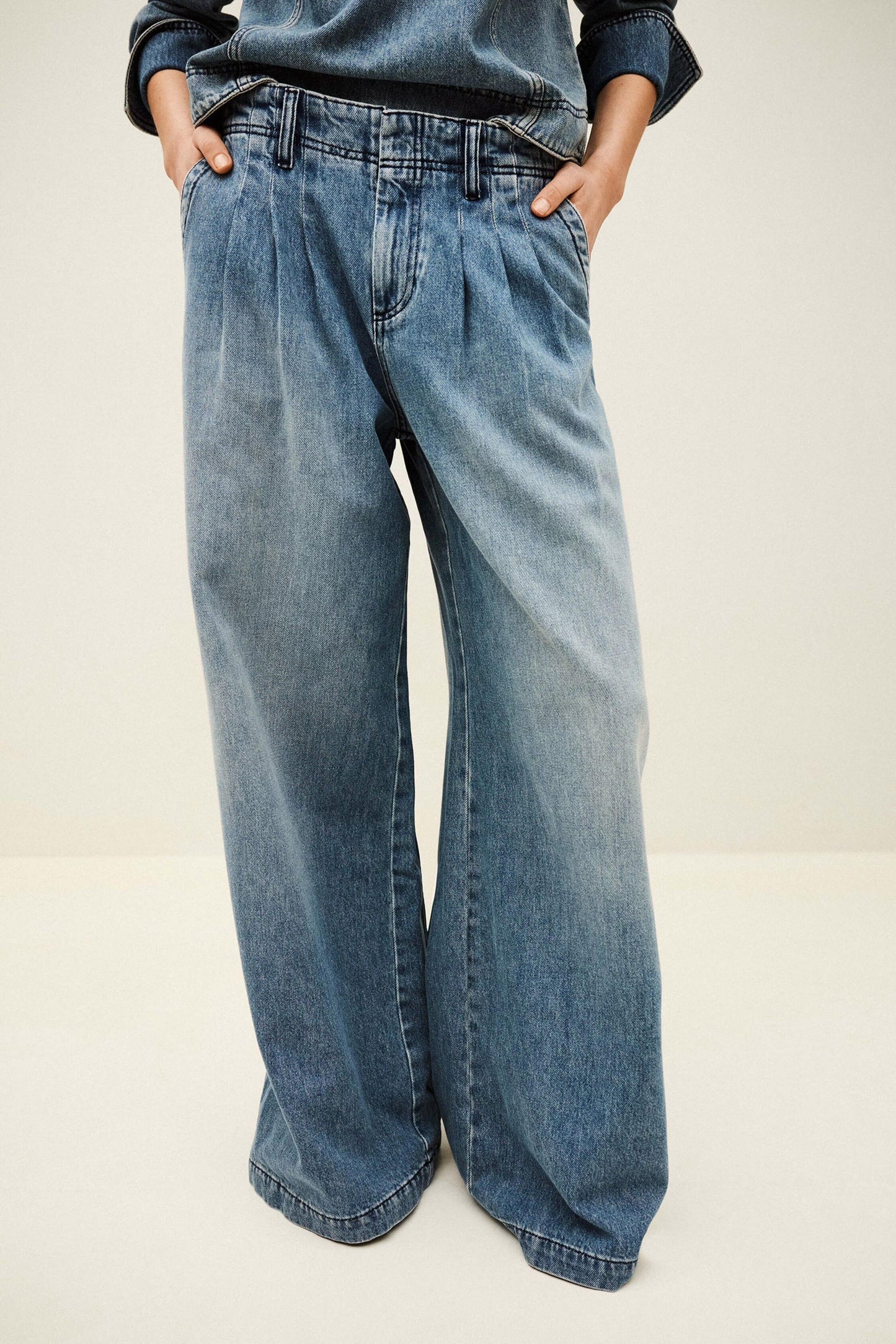 ba&sh Jean Toby Blue