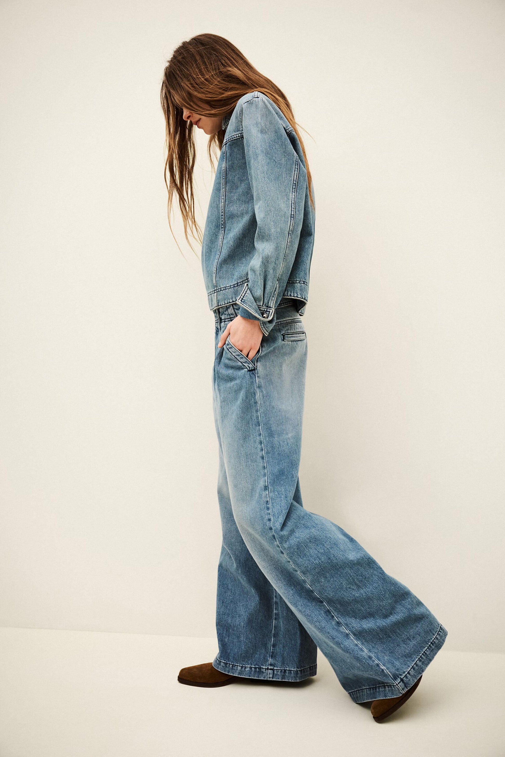 ba&sh Jean Toby Blue
