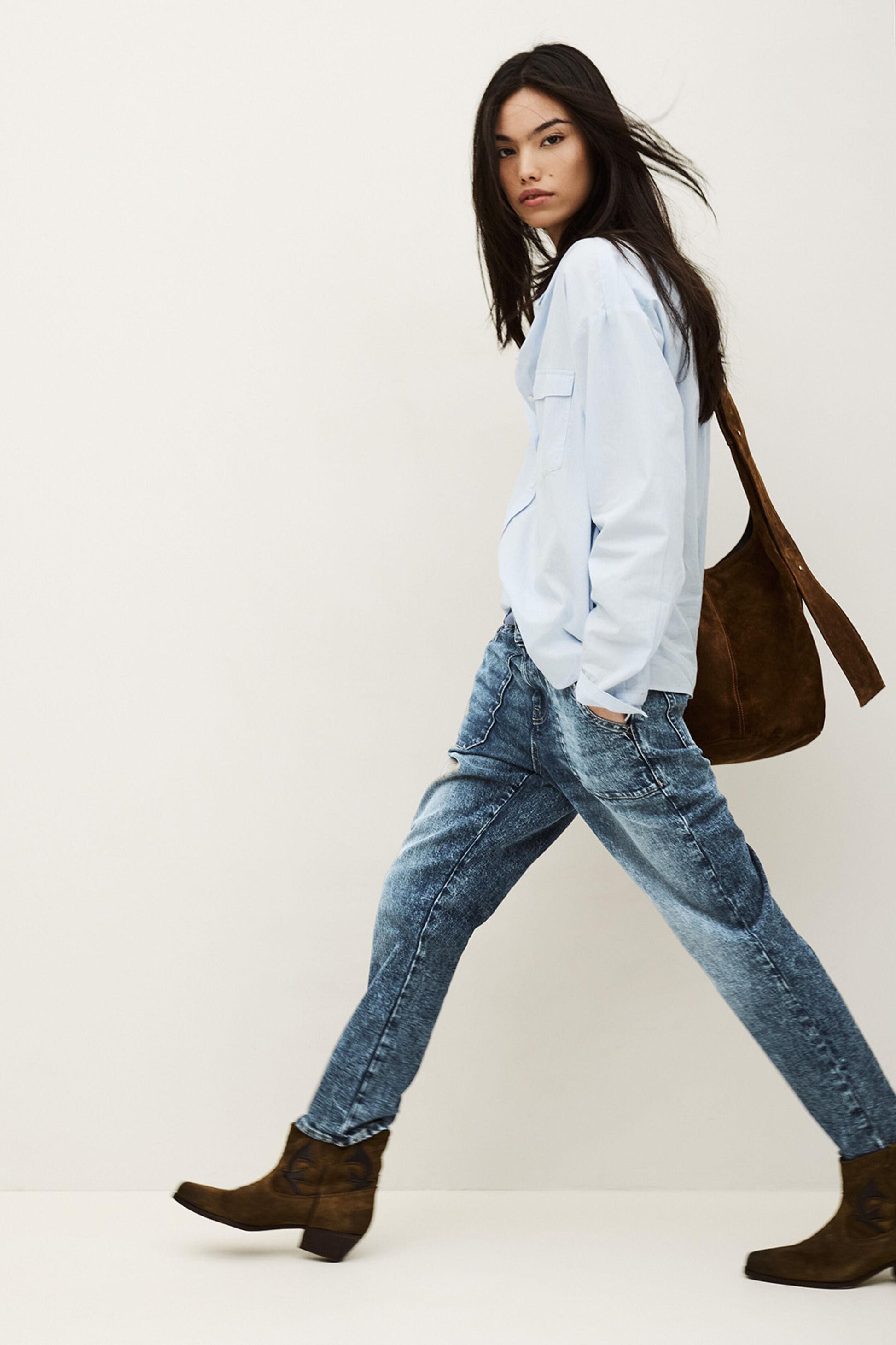 ba&sh Premium Straight-Fit Jeans Mally Blue