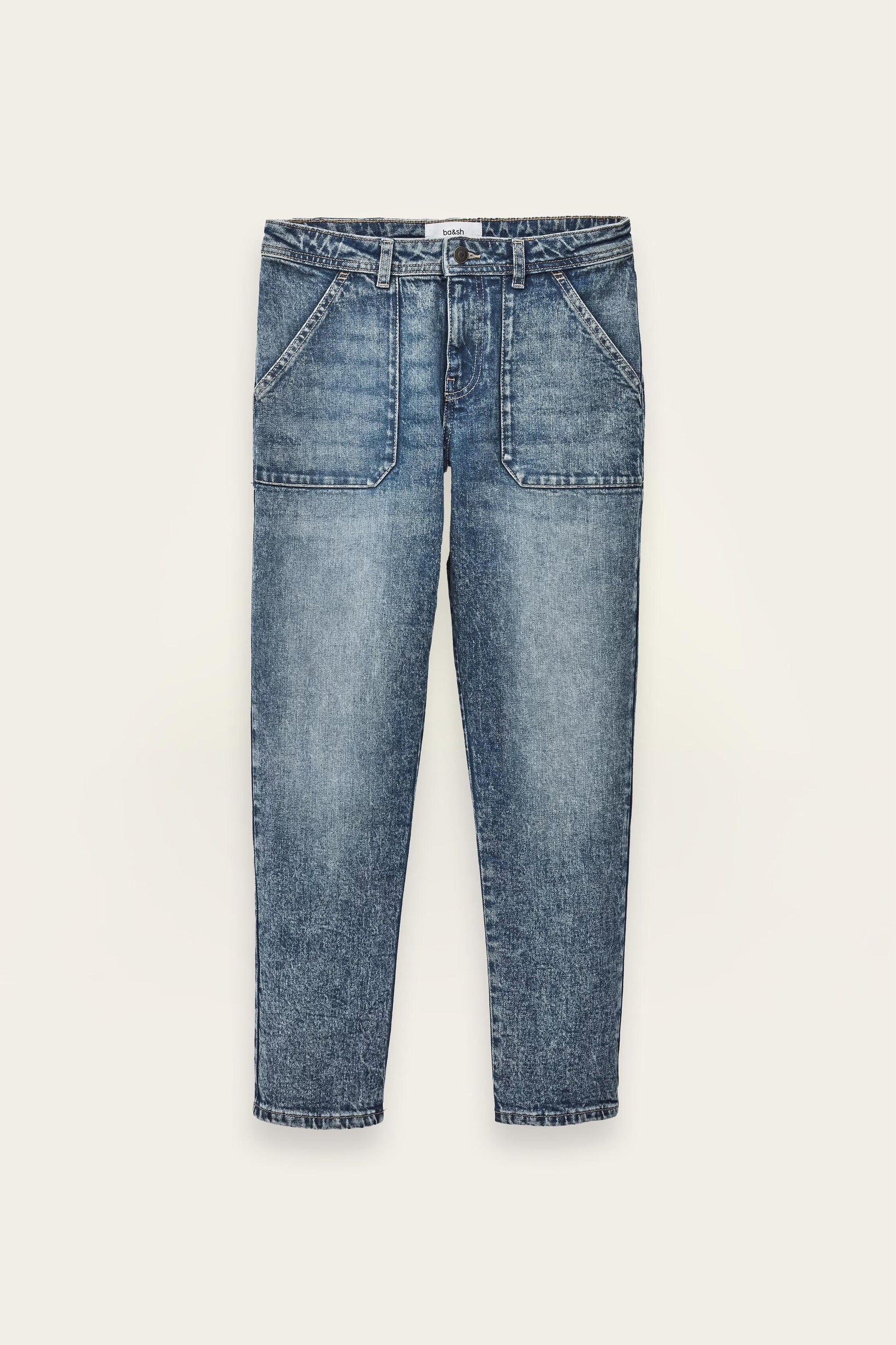 ba&sh Premium Straight-Fit Jeans Mally Blue