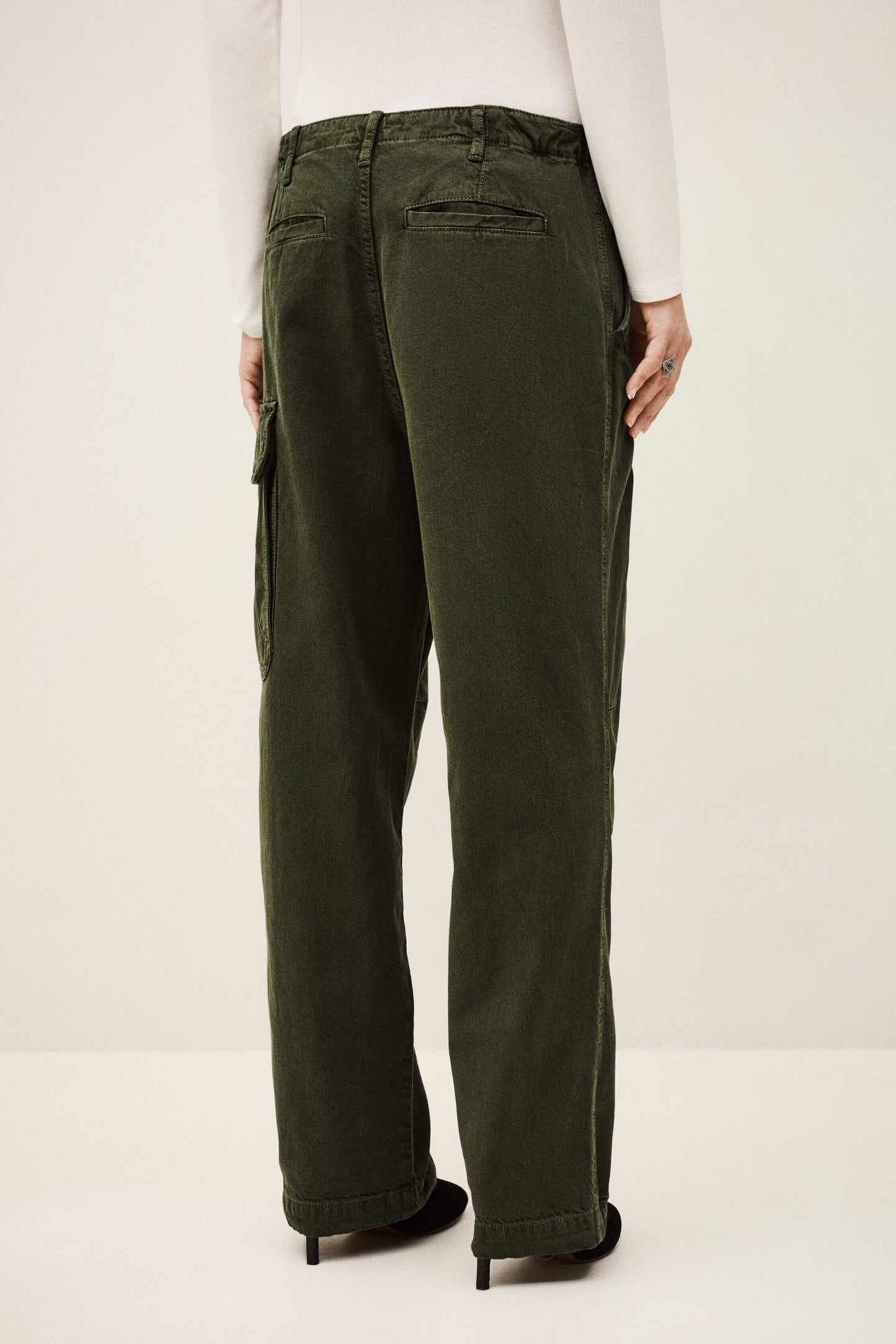 ba&sh Cargo Jogger Pants Fino Green