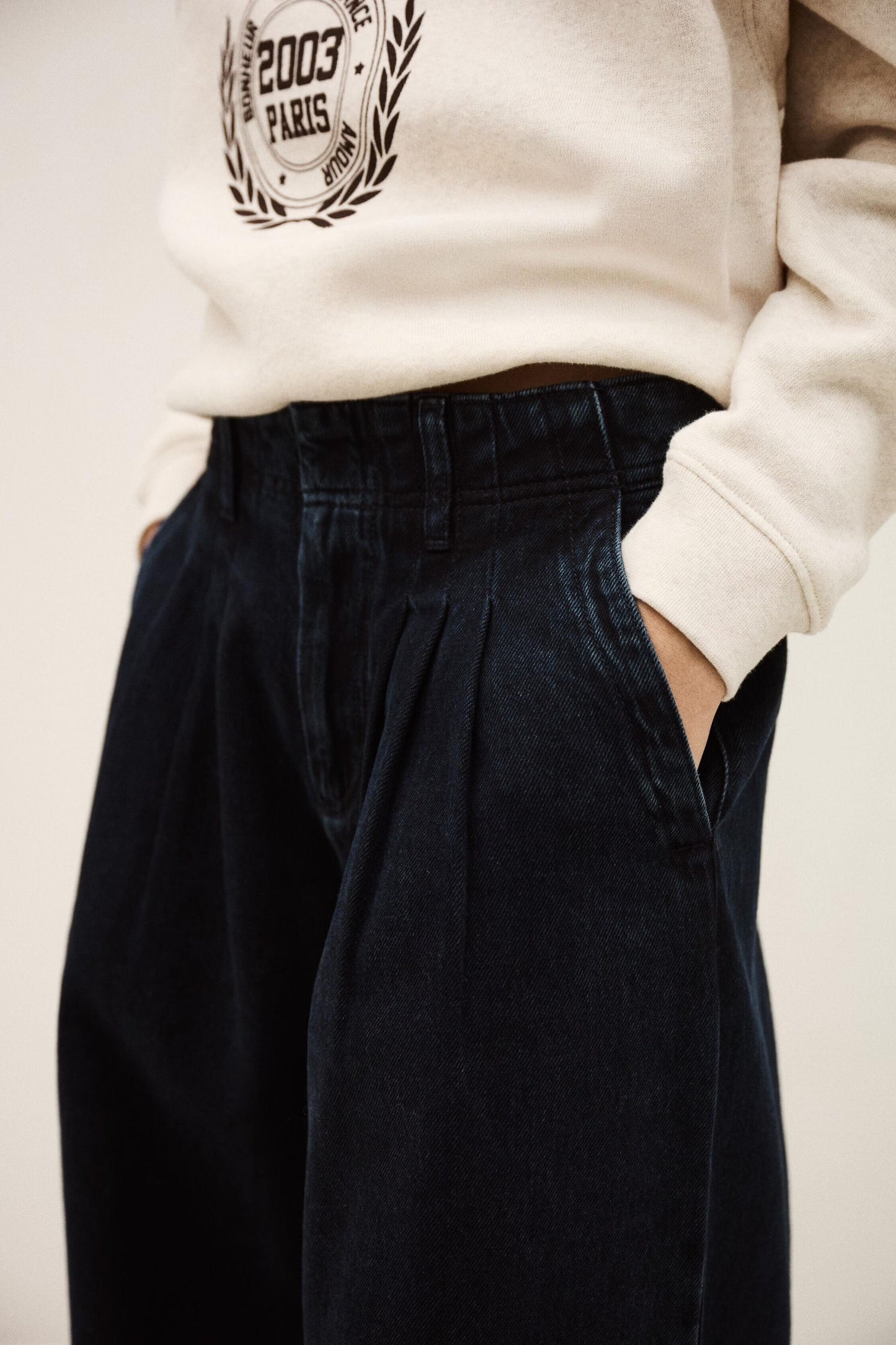 ba&sh Jean Toby Blue