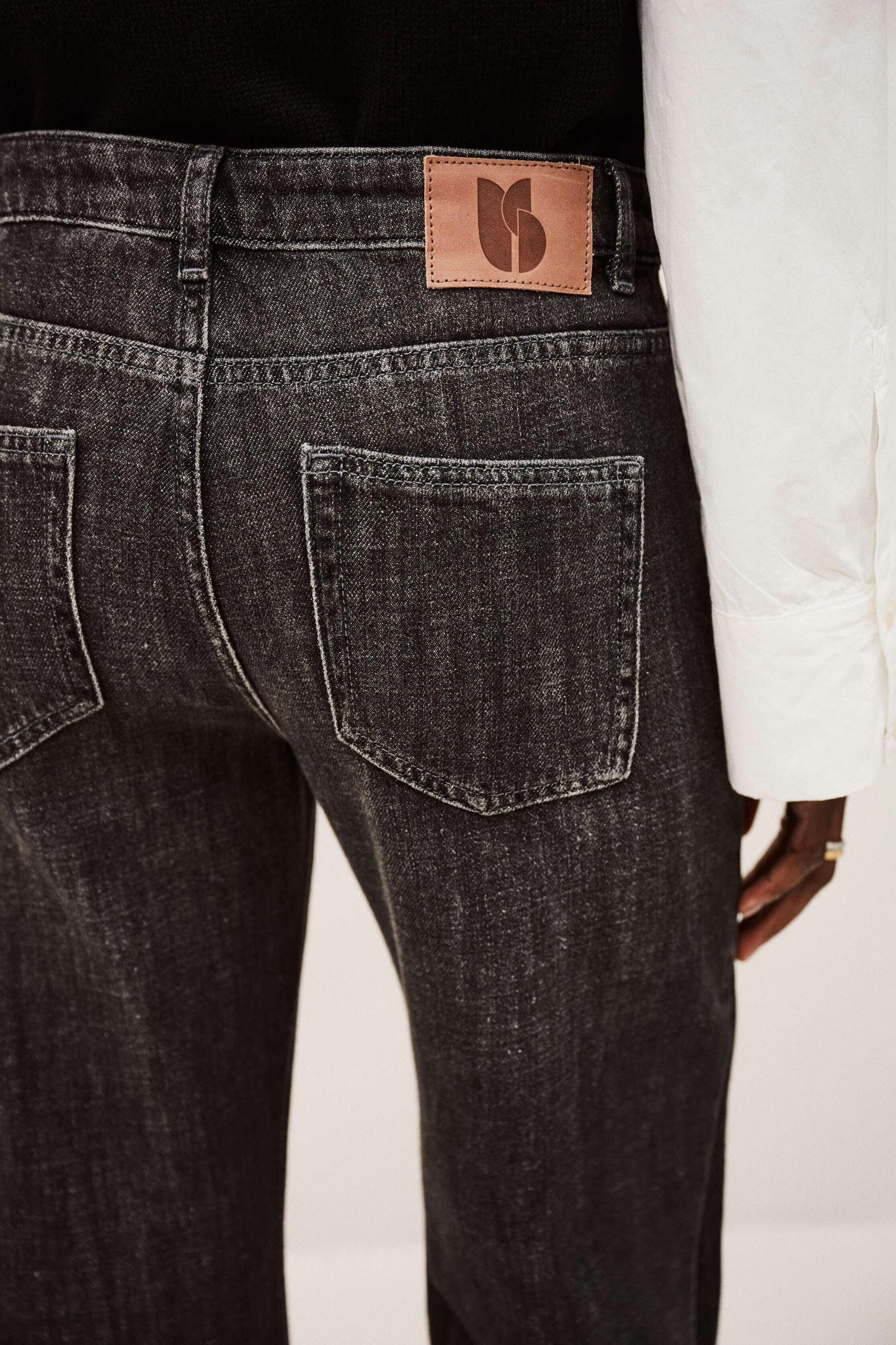 ba&sh Jeans Fadou Black