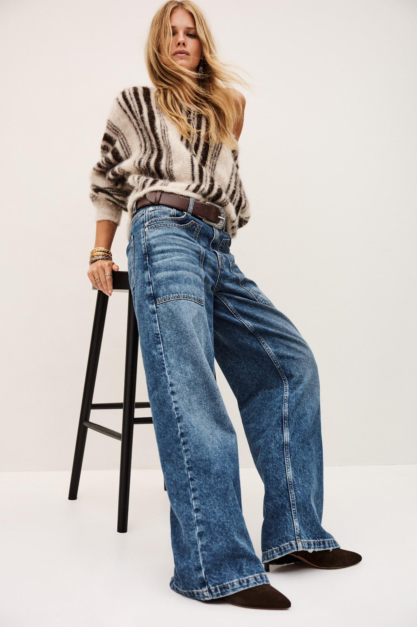 ba&sh Straight Leg Jeans Zoel Blue