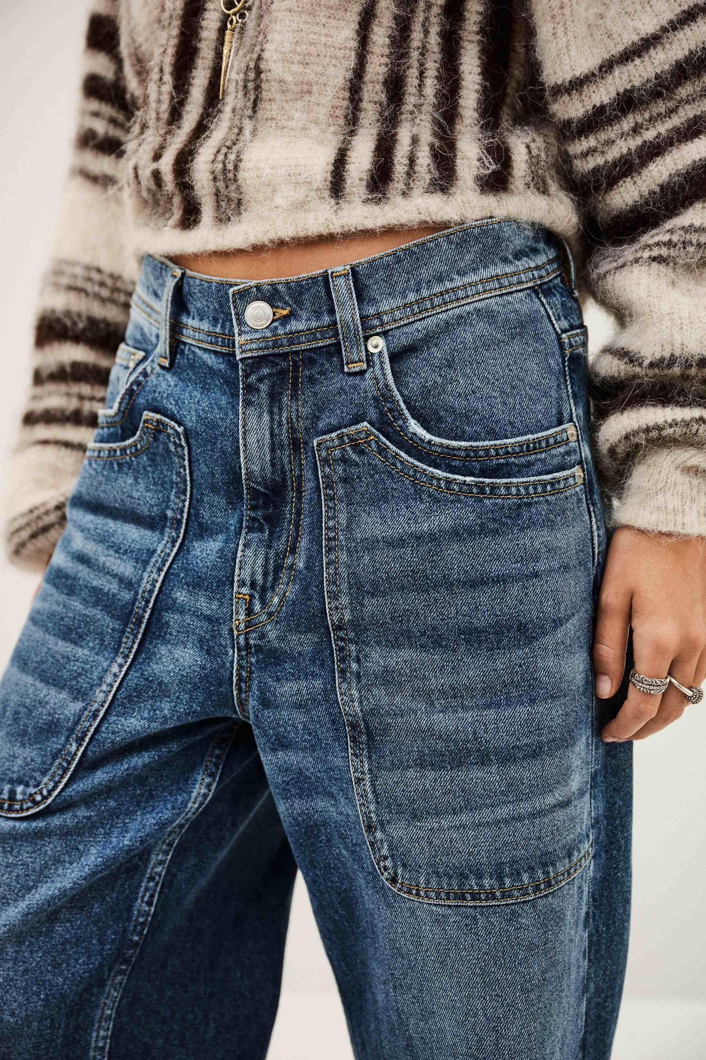 ba&sh Straight Leg Jeans Zoel Blue