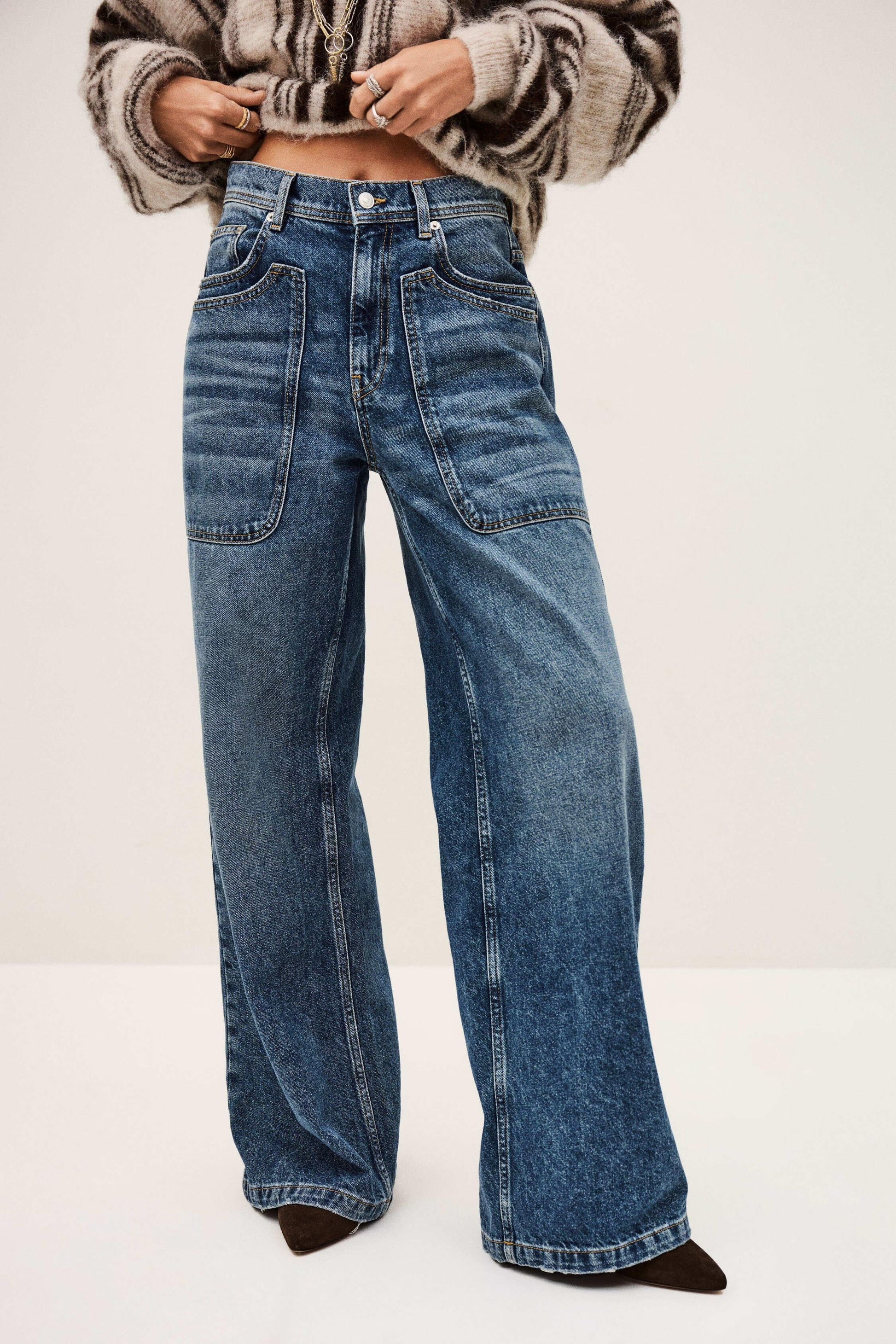 ba&sh Straight Leg Jeans Zoel Blue