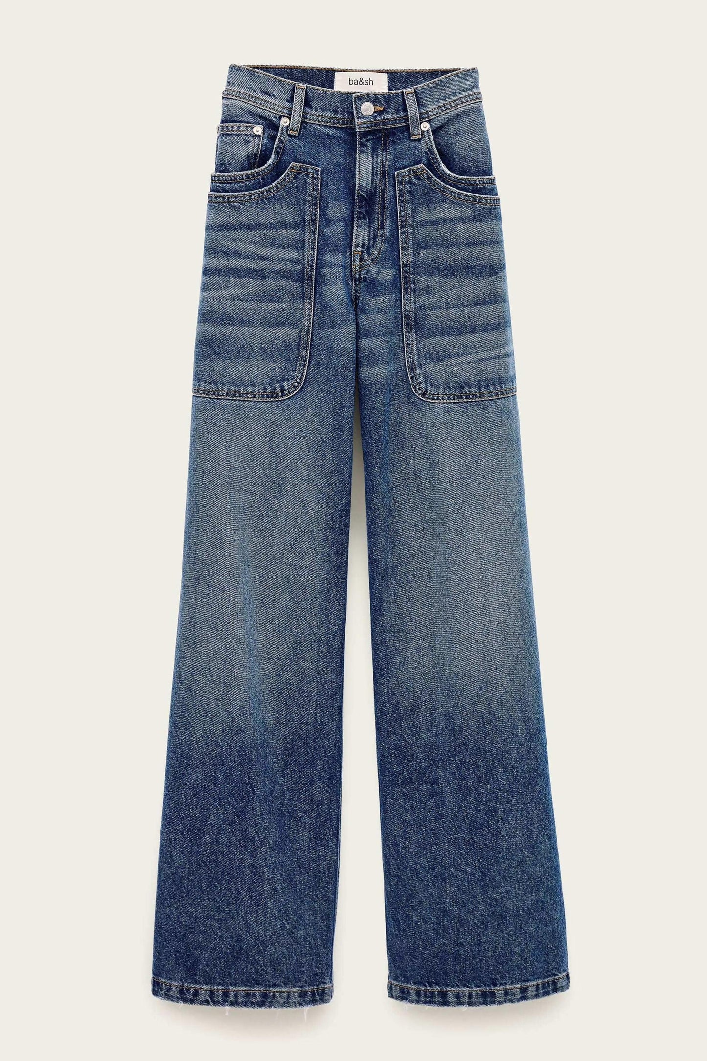 ba&sh Straight Leg Jeans Zoel Blue