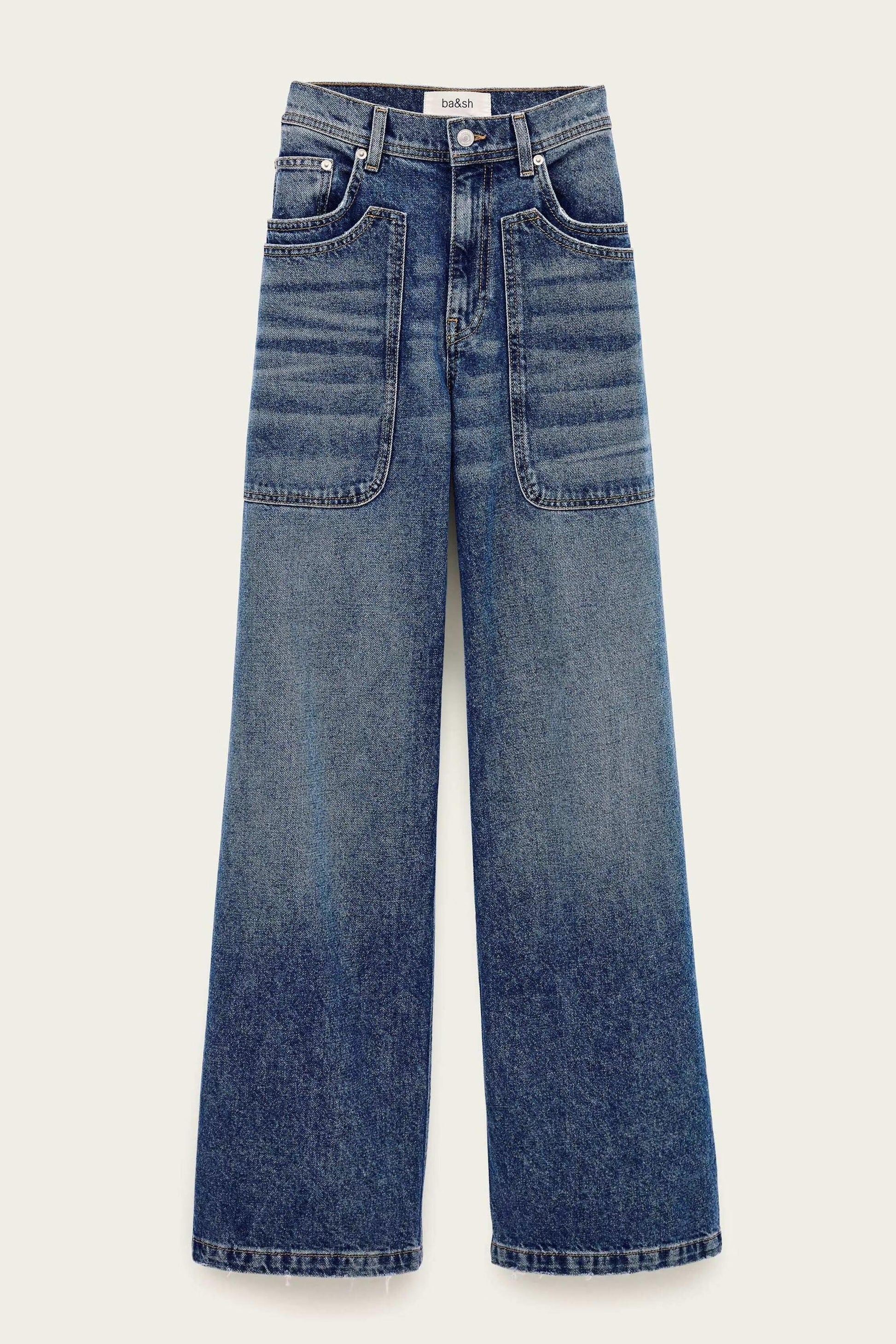 ba&sh Straight Leg Jeans Zoel Blue