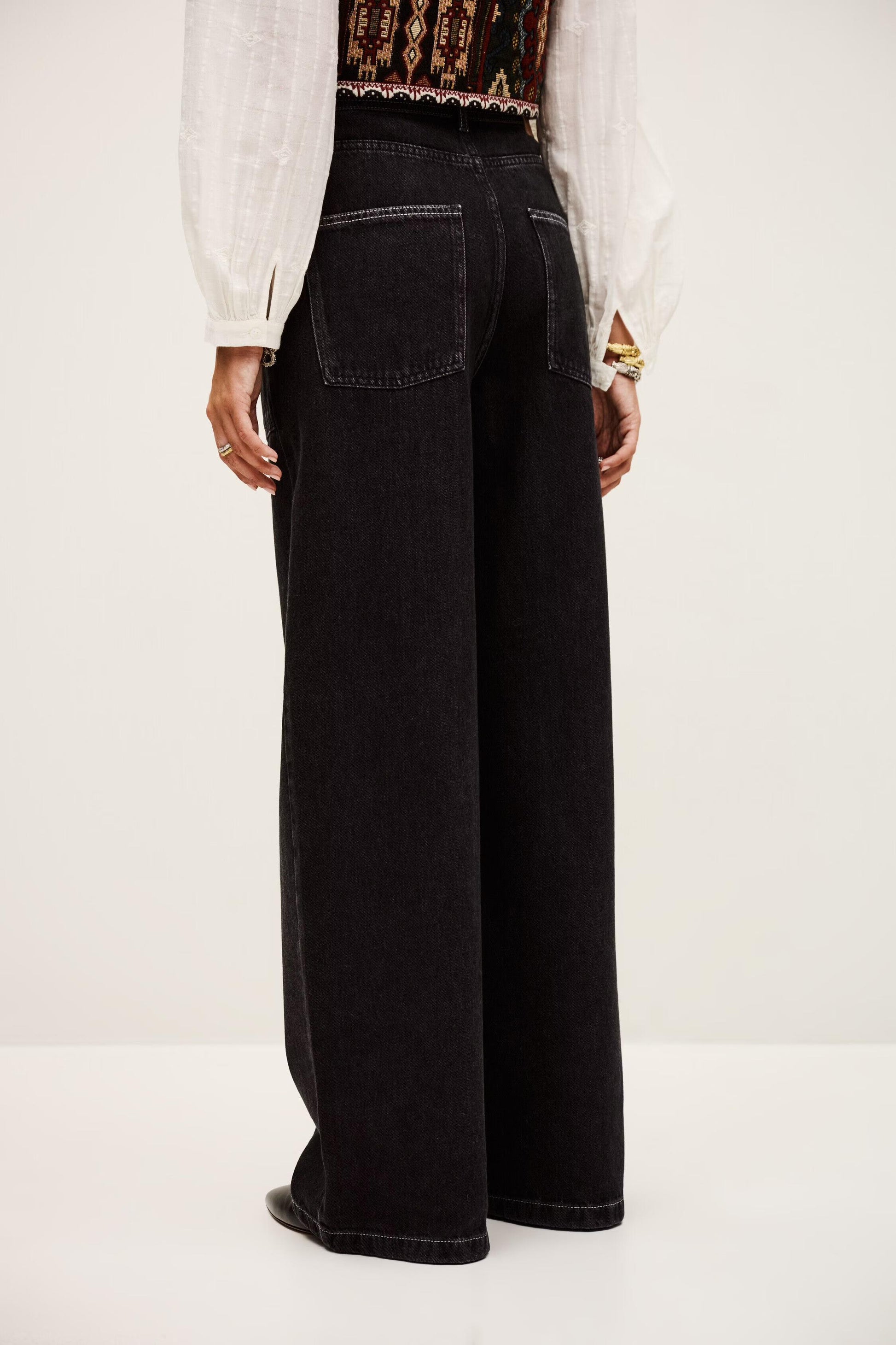 ba&sh Straight Leg Jeans Noel Gray
