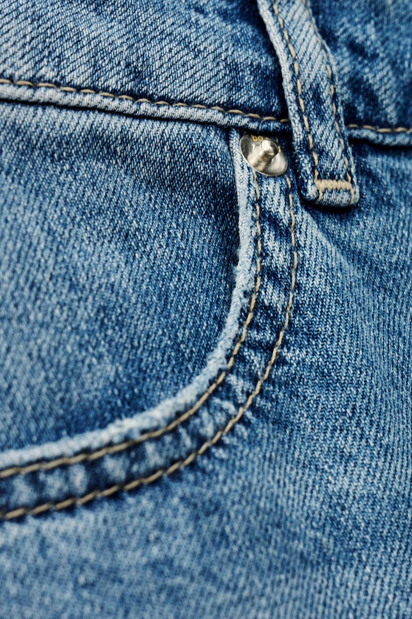 ba&sh Wide-Leg Jeans Musc Blue