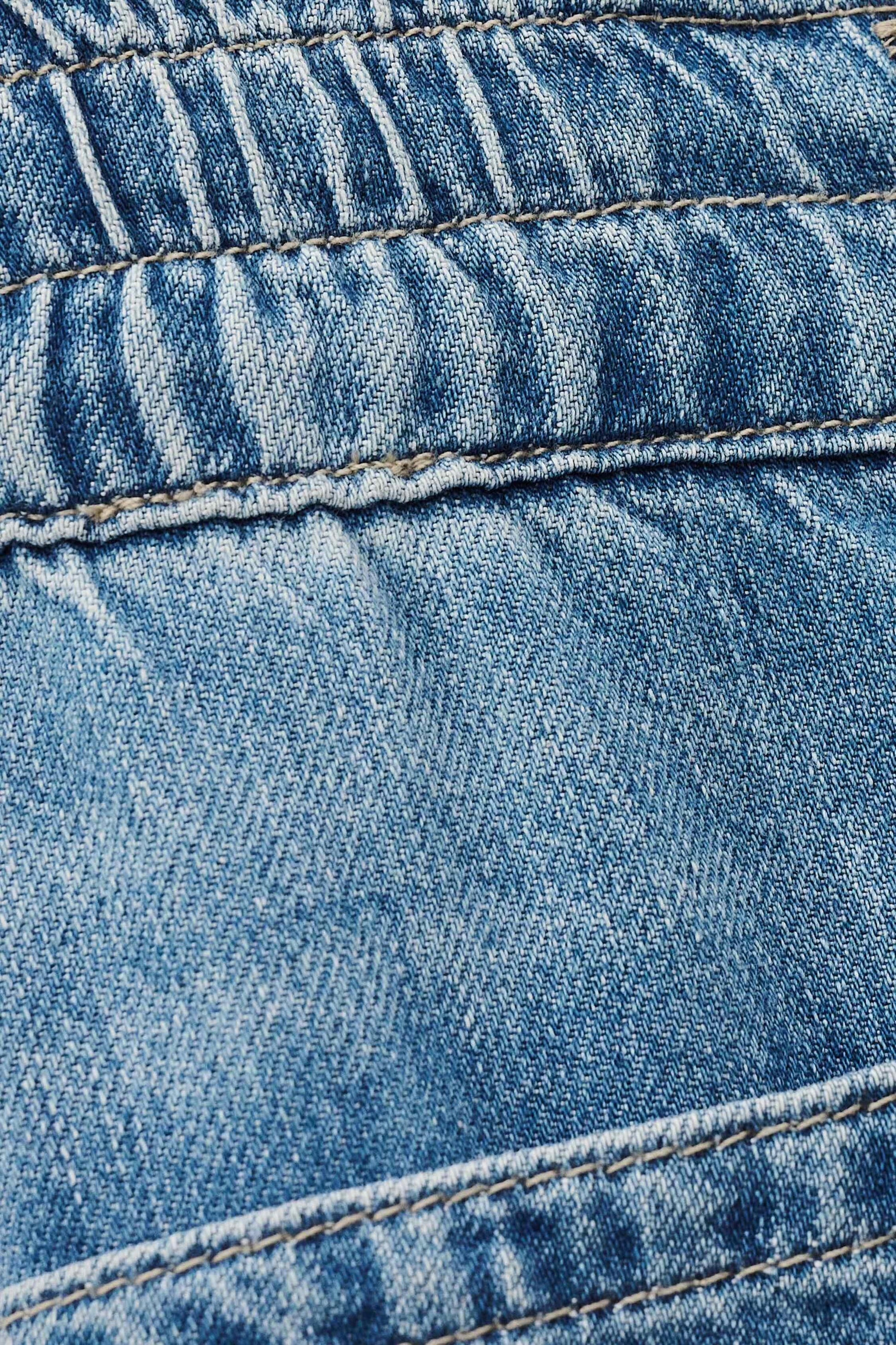 ba&sh Elastic Waist Jeans Mima Blue