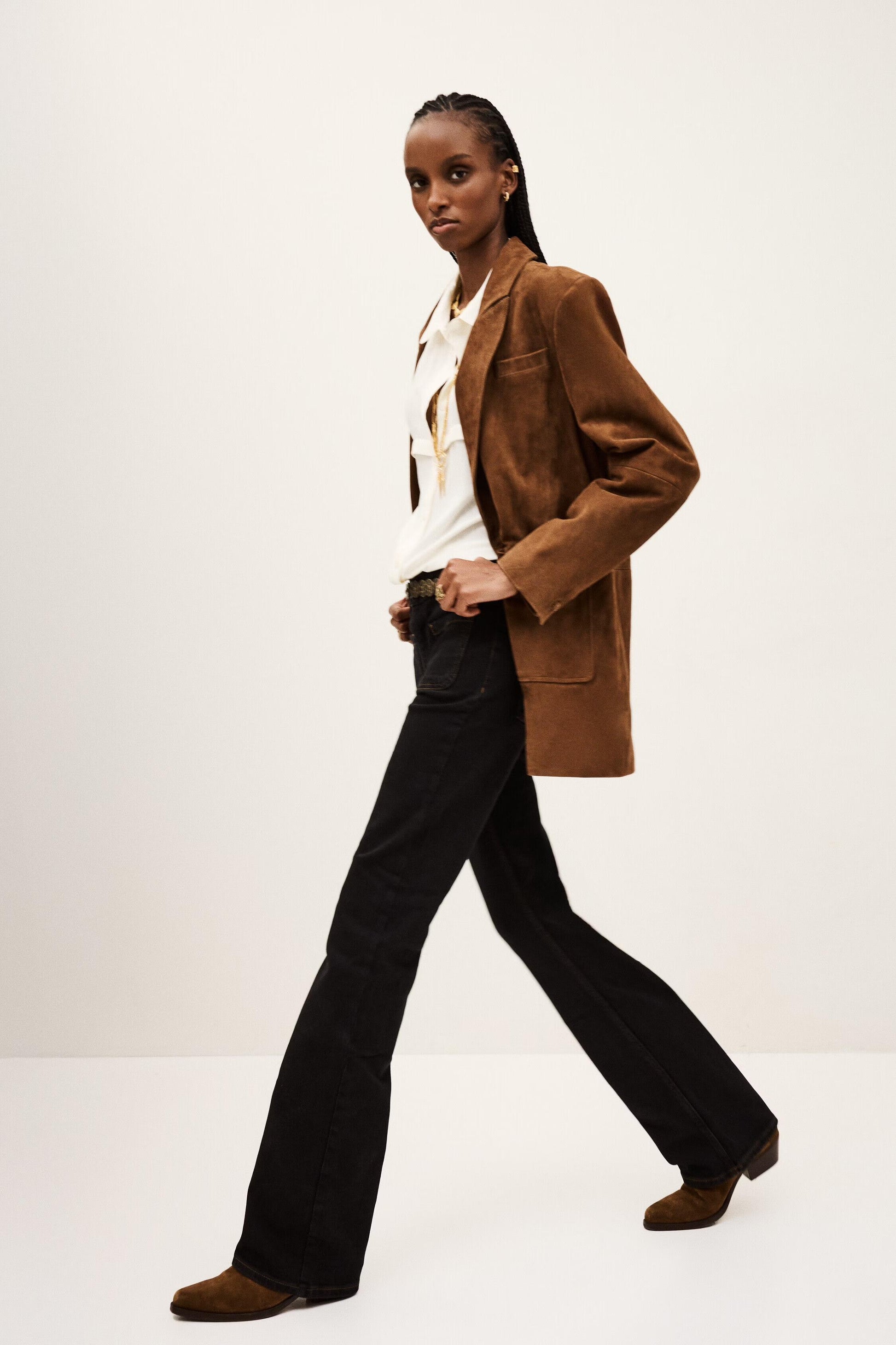 ba&sh Flared Jeans Ross Black