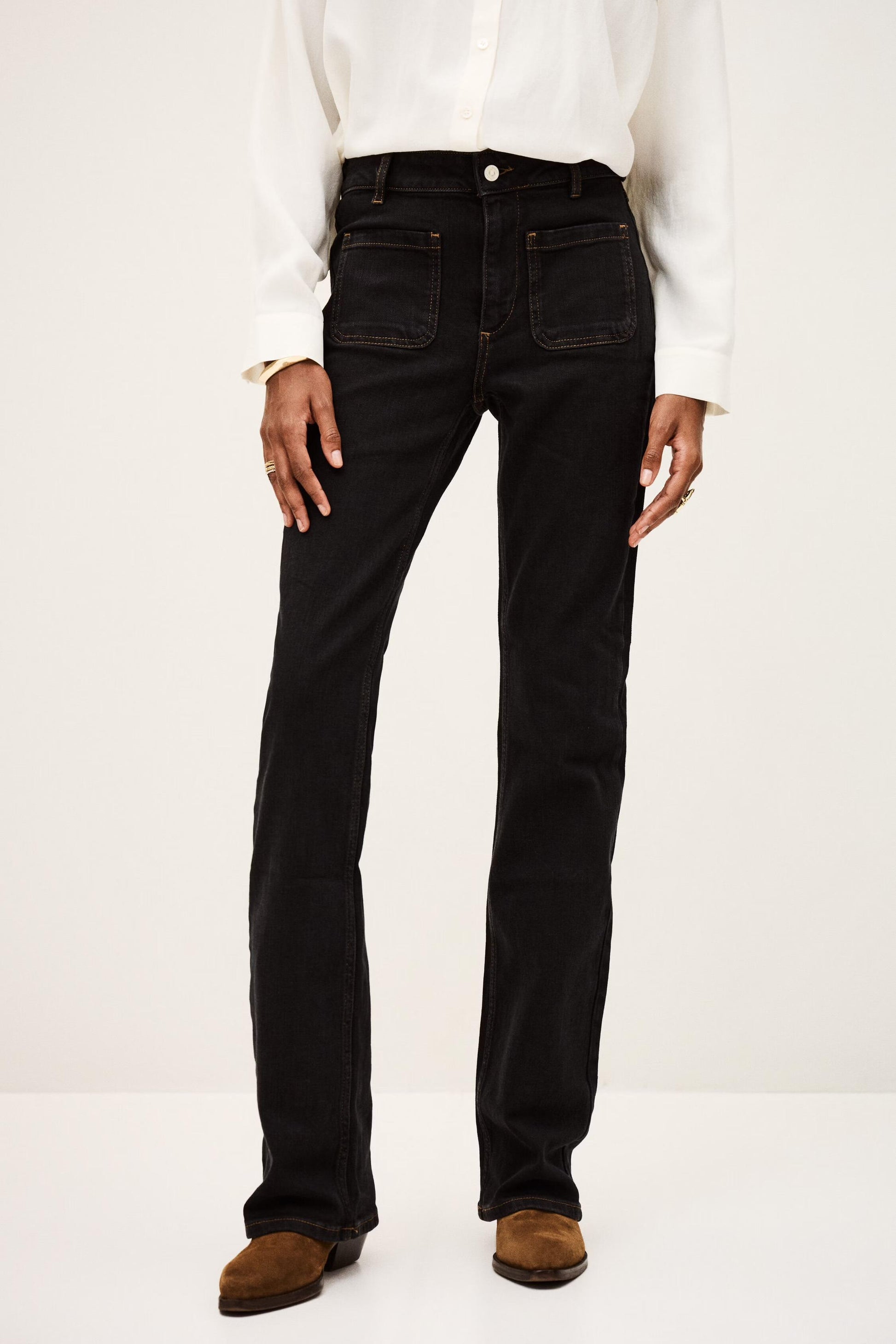 ba&sh Flared Jeans Ross Black