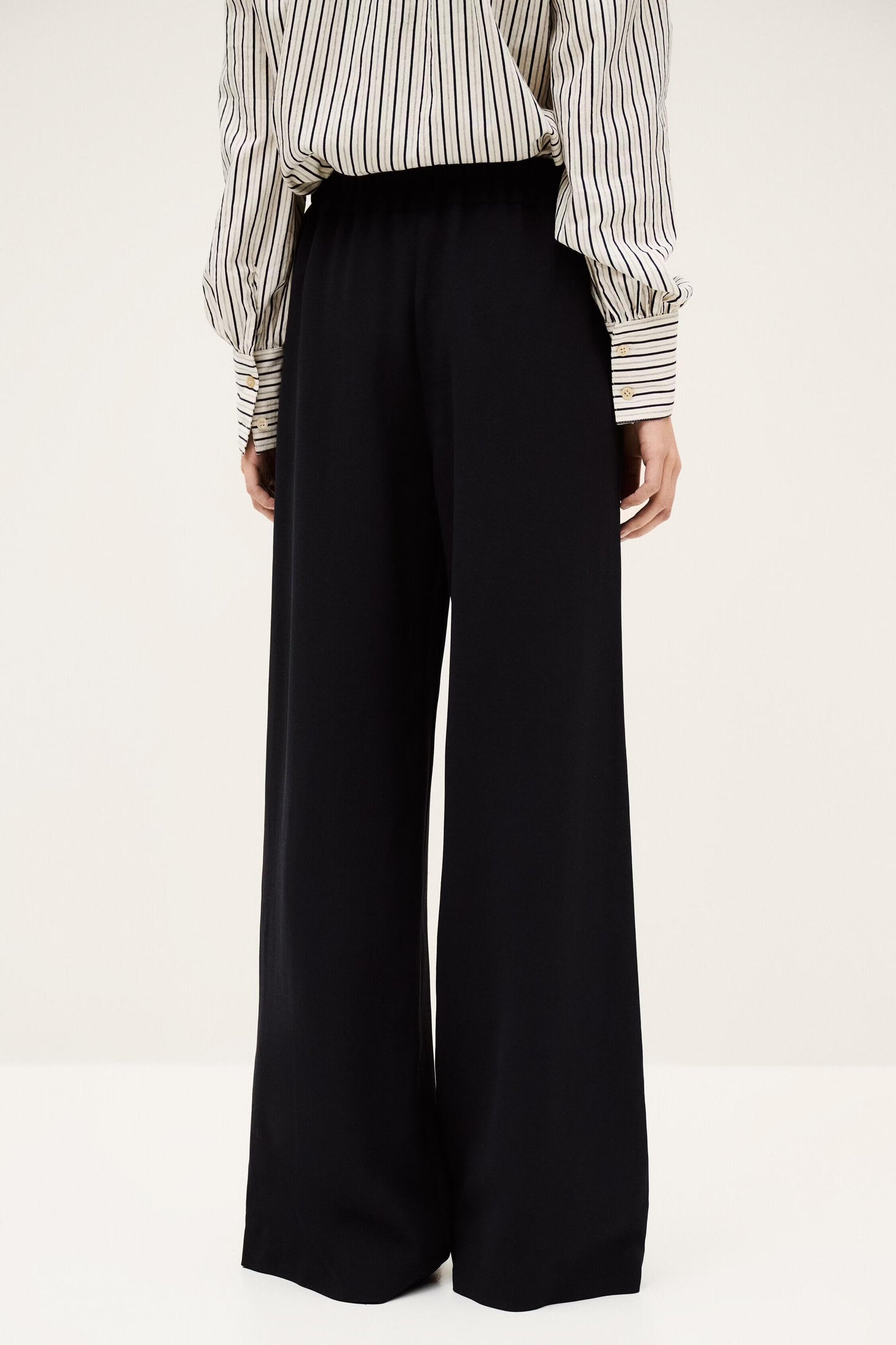 ba&sh Wide Tailored Pants Carlos Blue