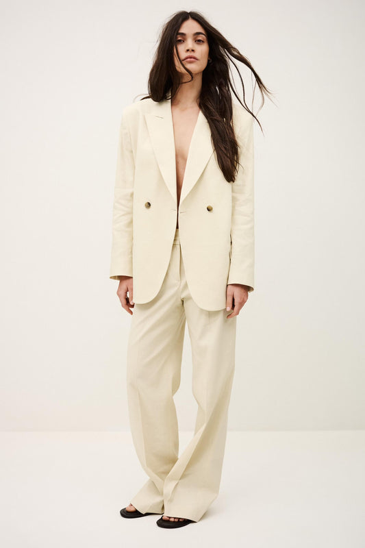ba&sh Straight Cut Pants Cista Yellow