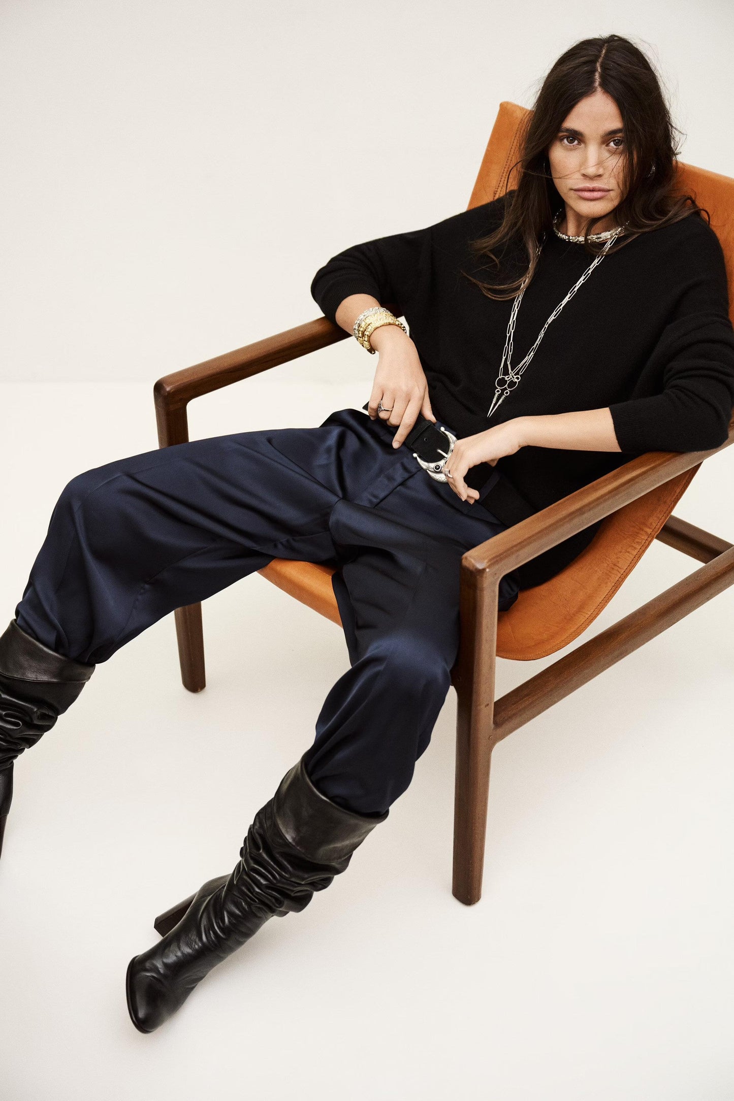 ba&sh Trouser Cheerly Blue