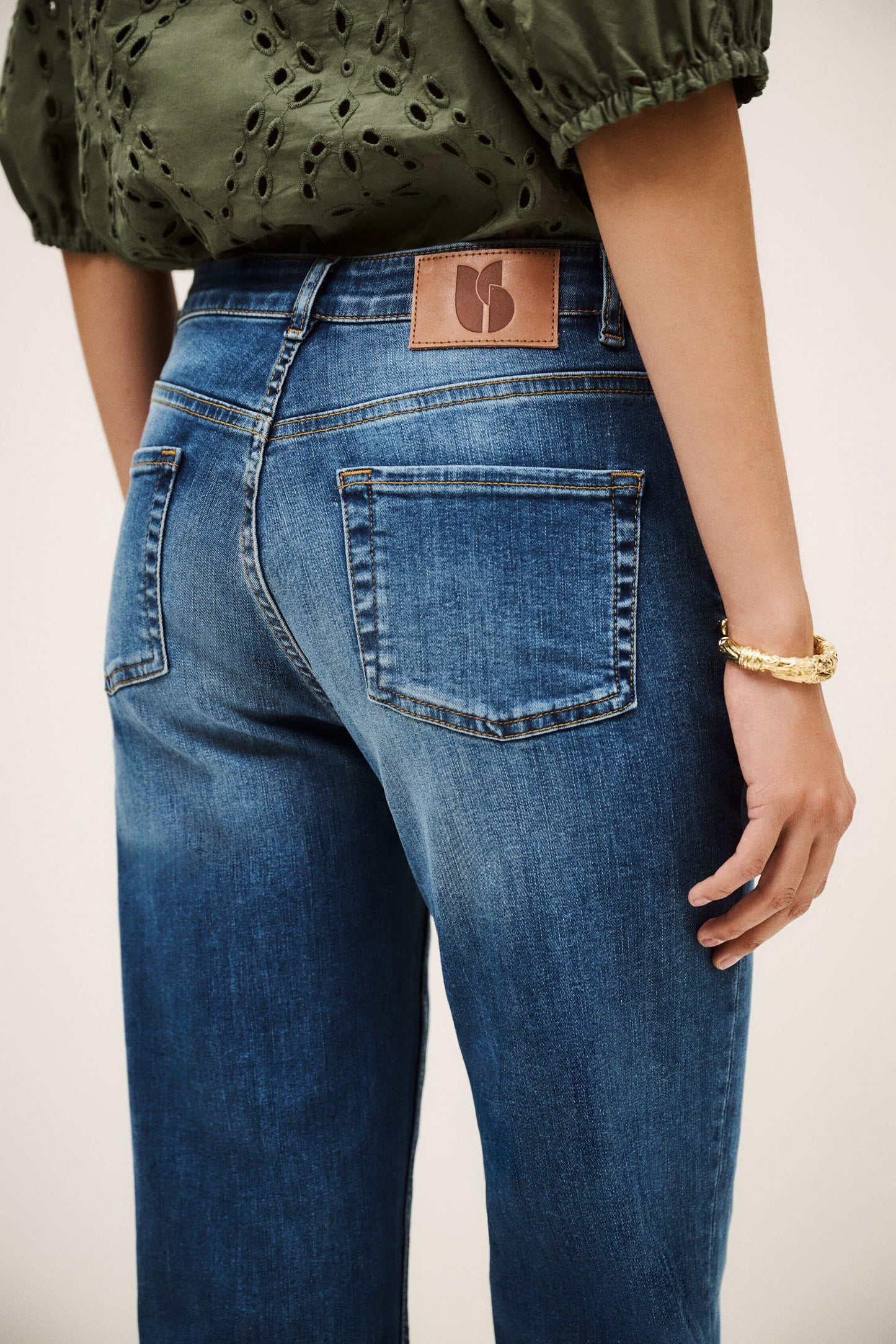 ba&sh Bootcut Jeans Aommie Blue