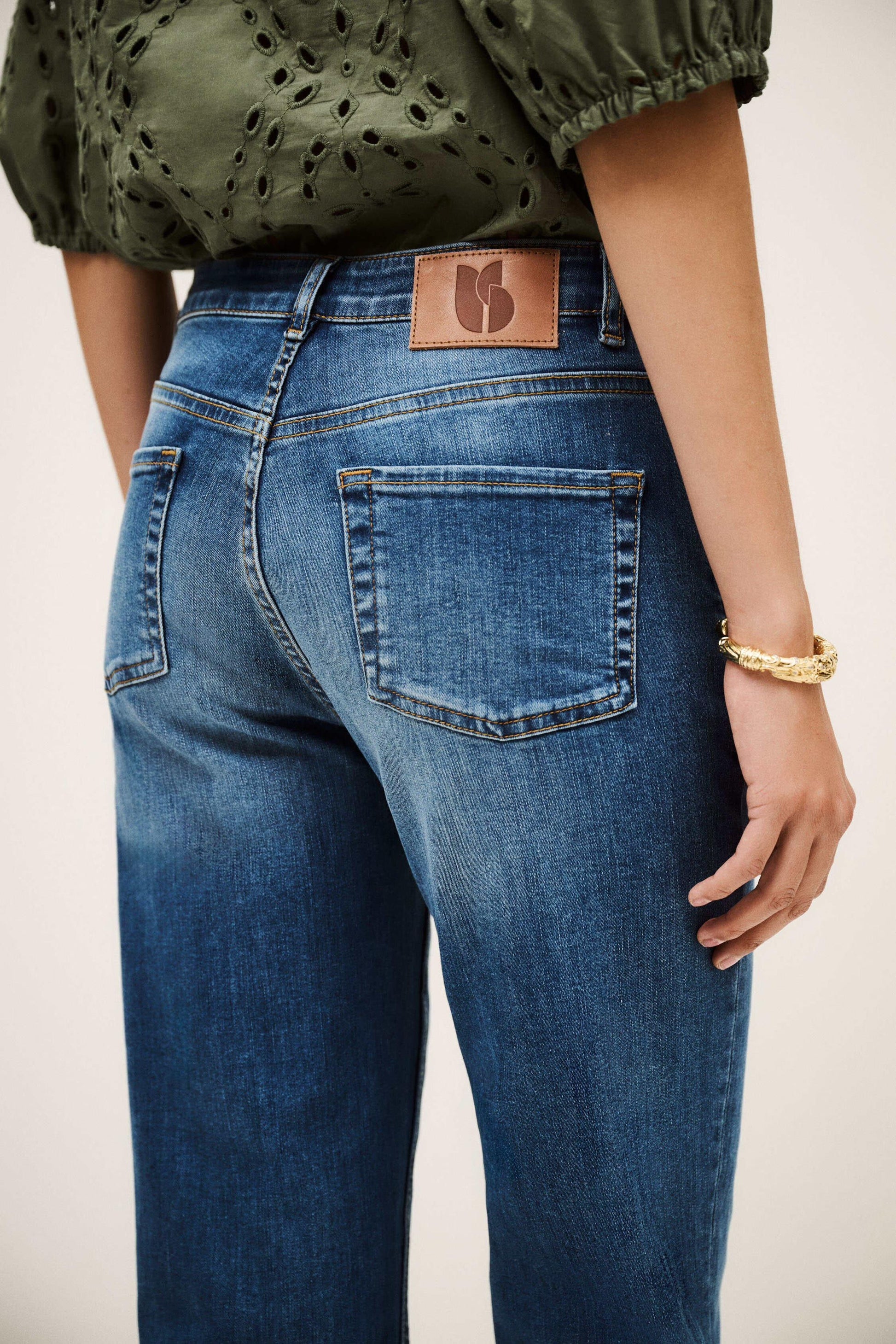 ba&sh Bootcut Jeans Aommie Blue