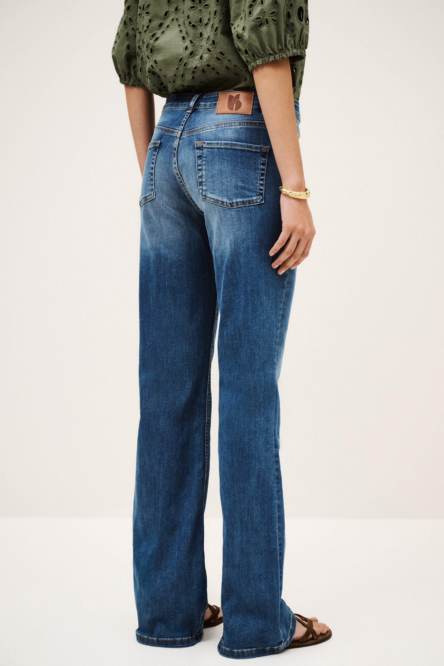 ba&sh Bootcut Jeans Aommie Blue
