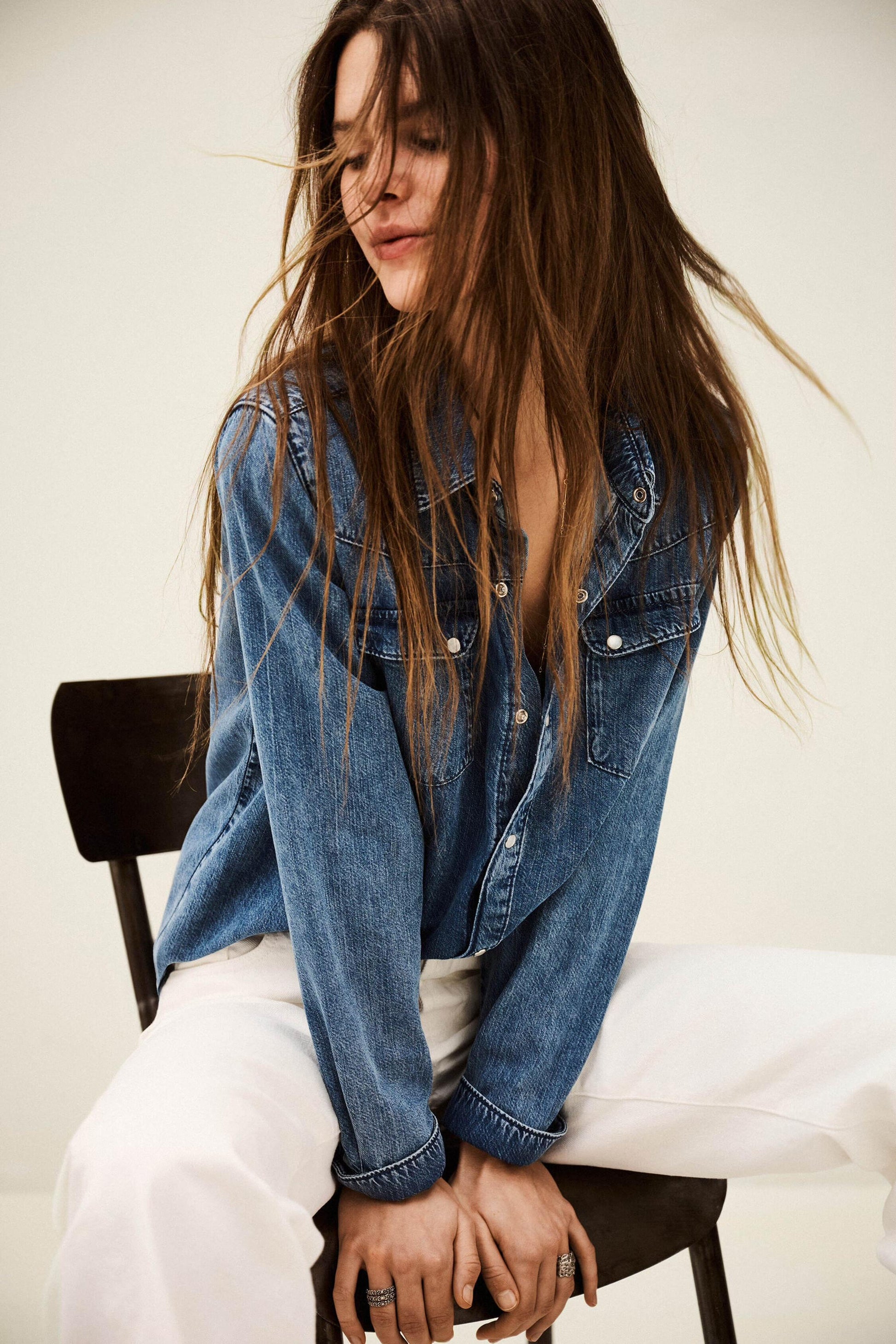 ba&sh Shirt Adali Blue