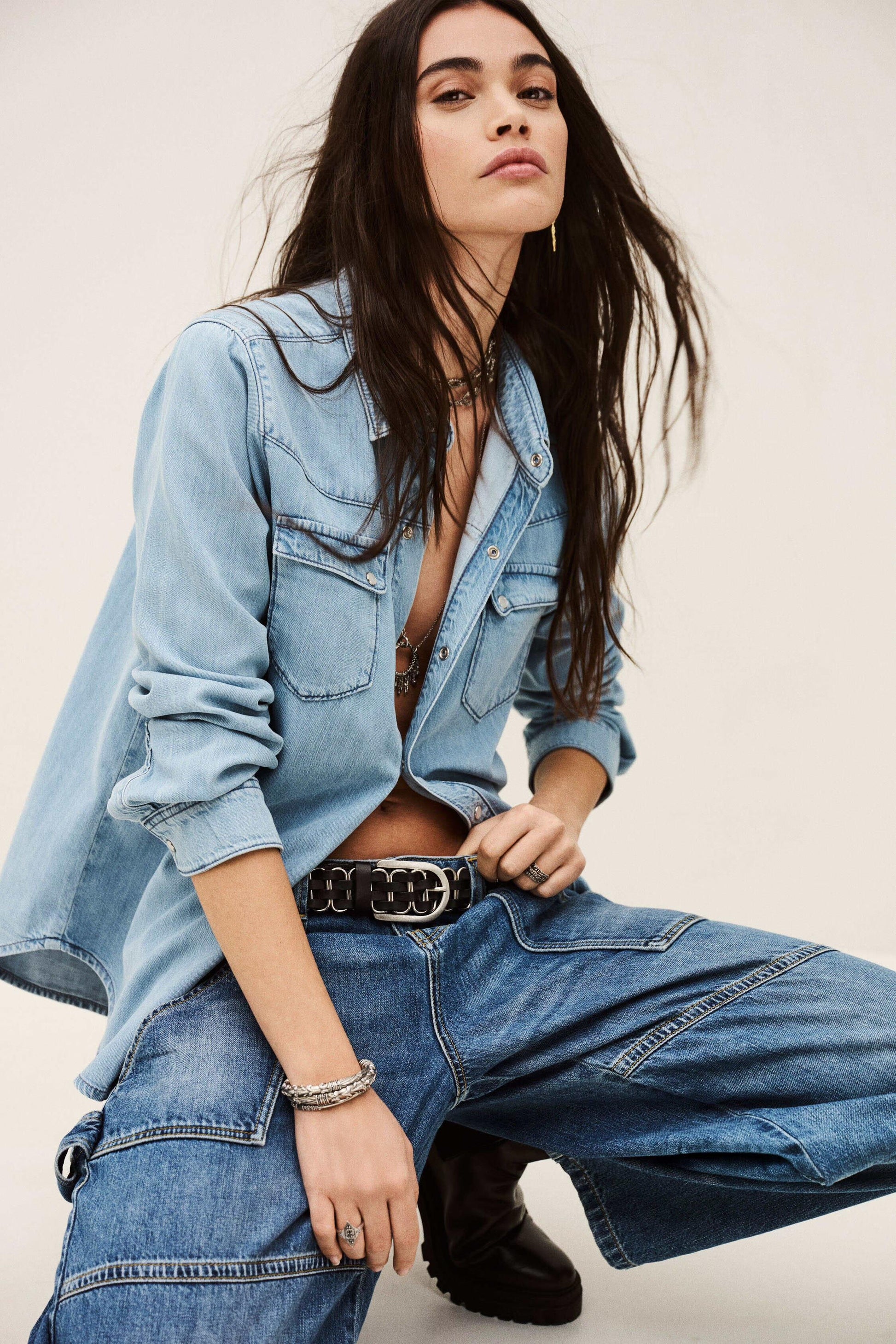 ba&sh Shirt Adali Blue