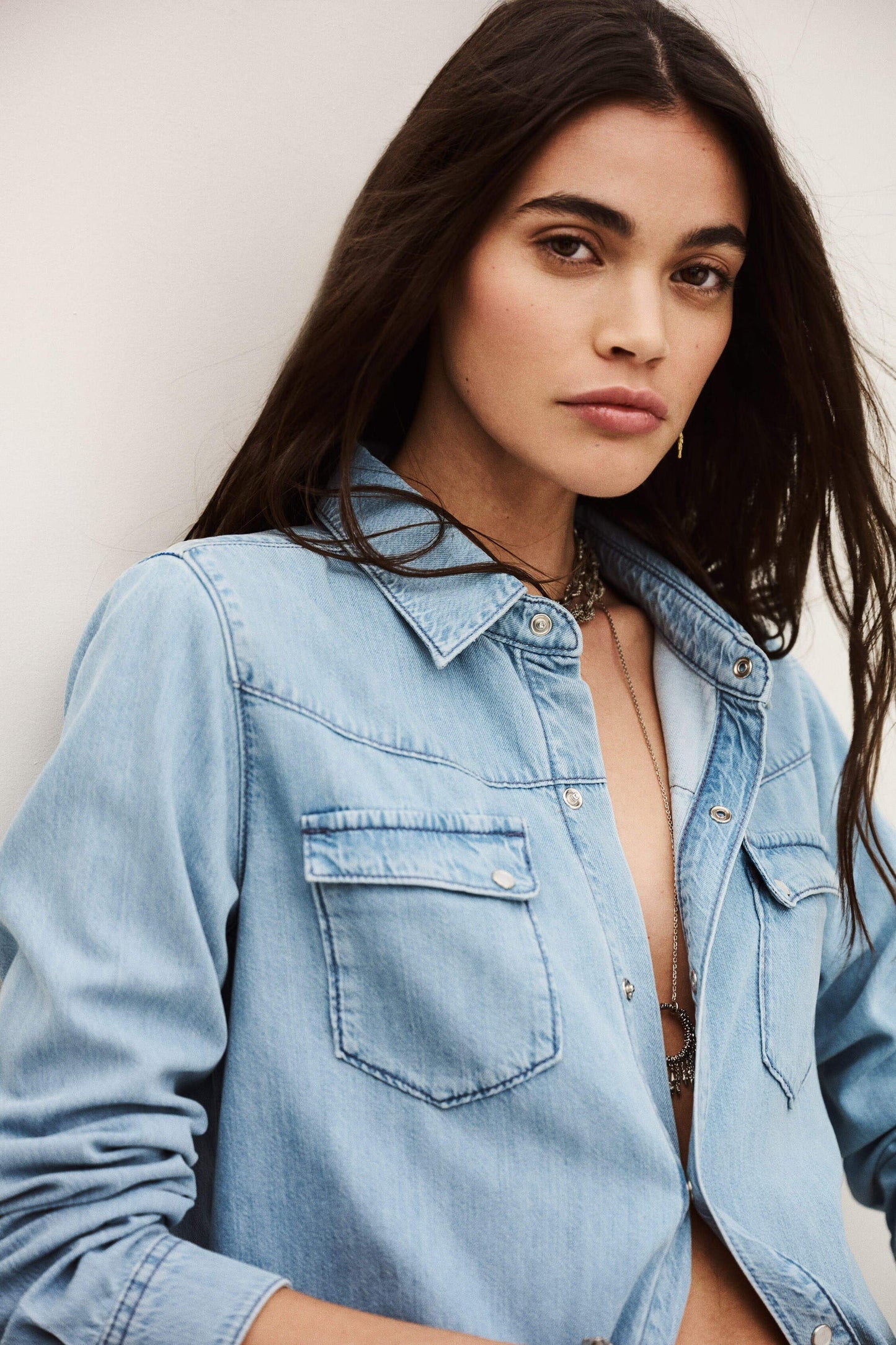 ba&sh Shirt Adali Blue