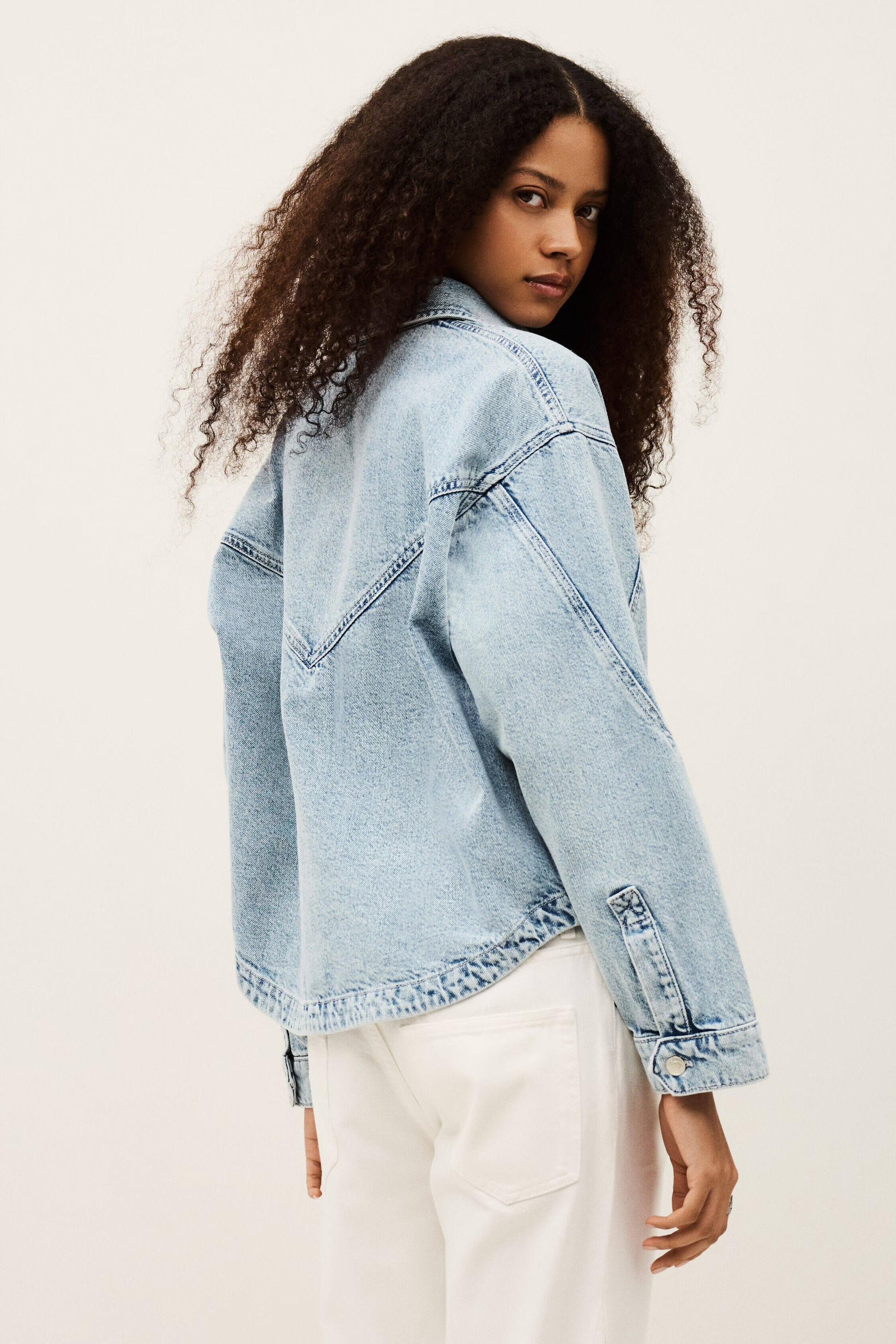 ba&sh Denim Jacket Juno Blue