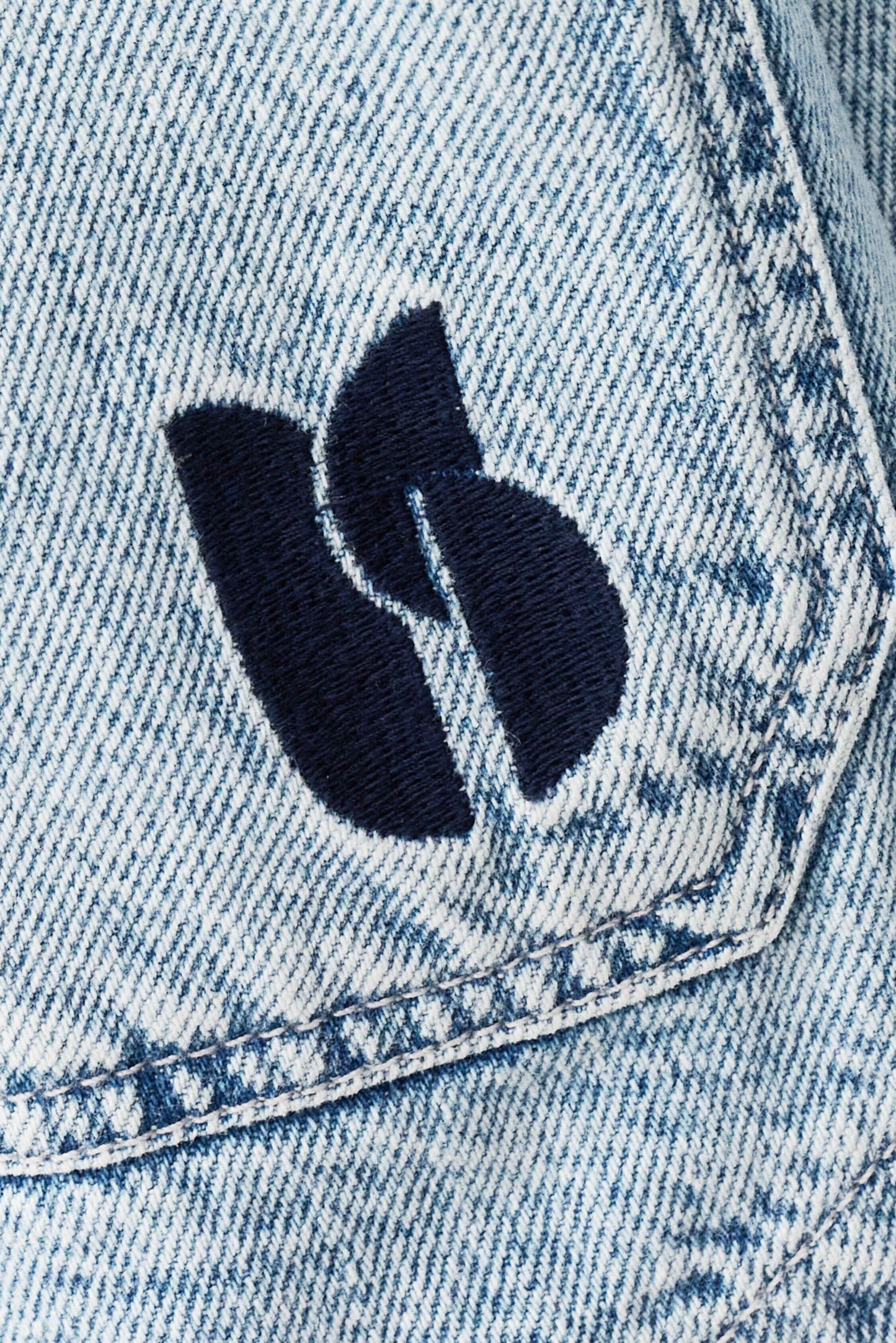 ba&sh Denim Jacket Juno Blue