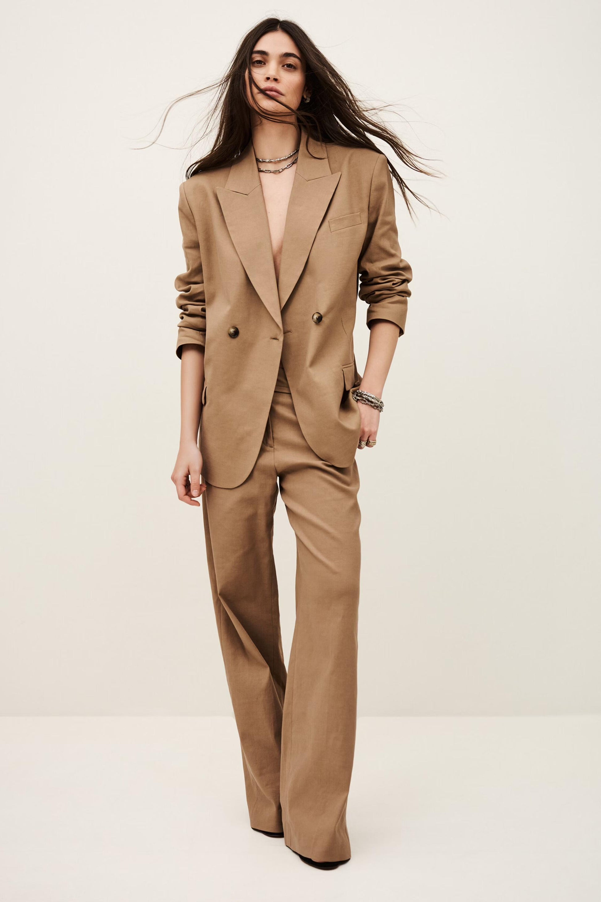 ba&sh Blazer Jacket Clay Brown