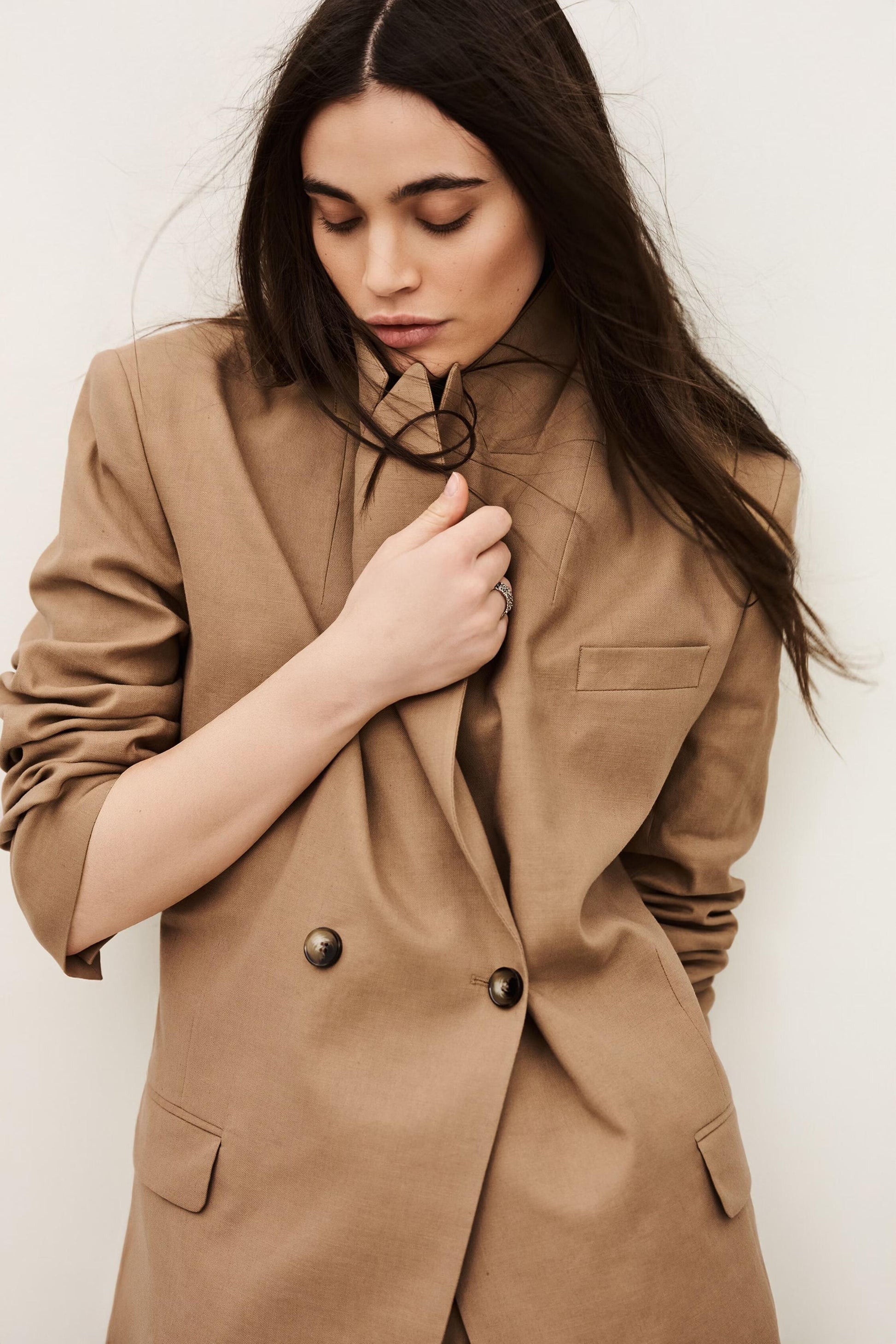 ba&sh Blazer Jacket Clay Brown