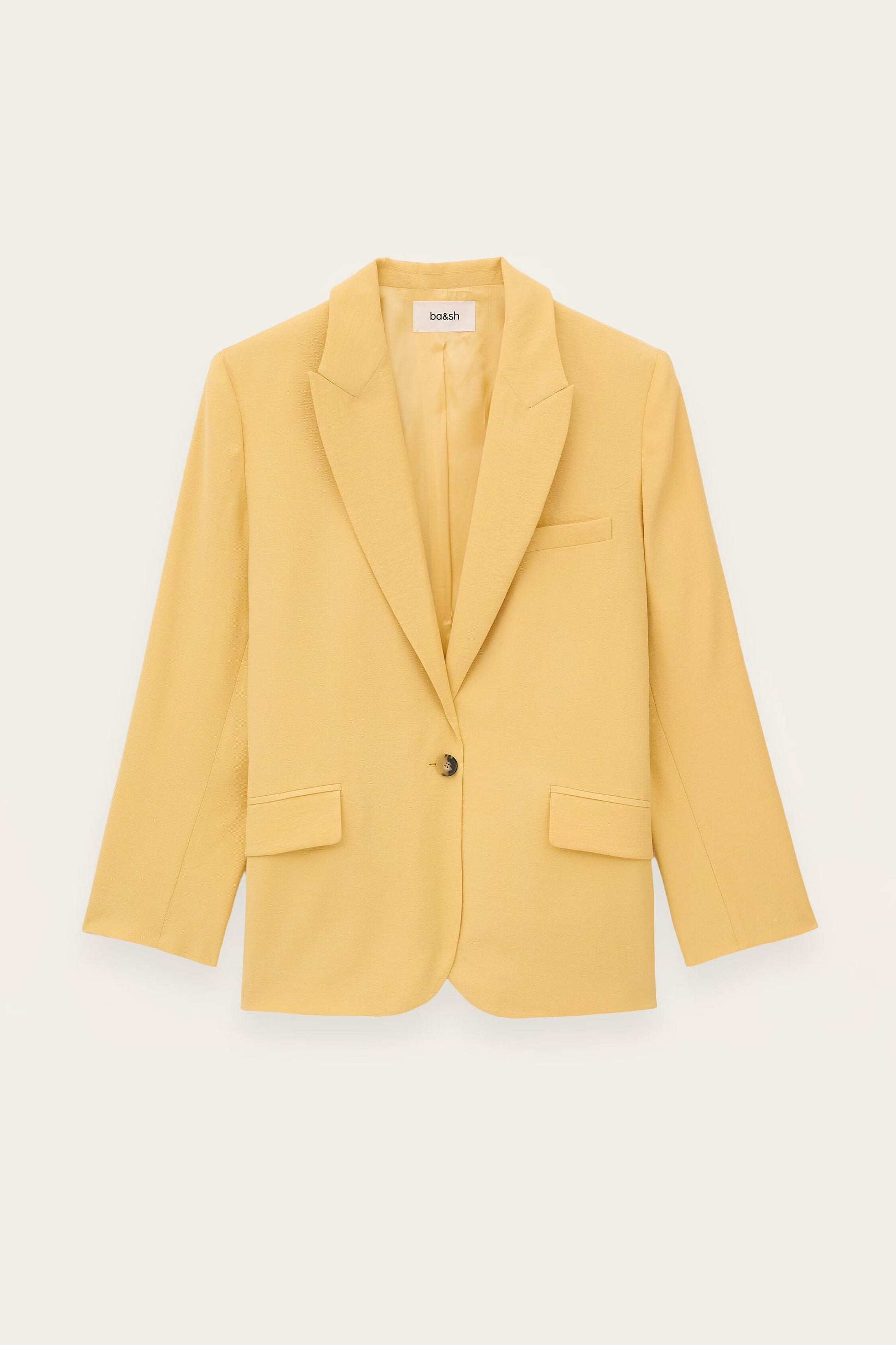 ba&sh Tailored Jacket Dalena Yellow
