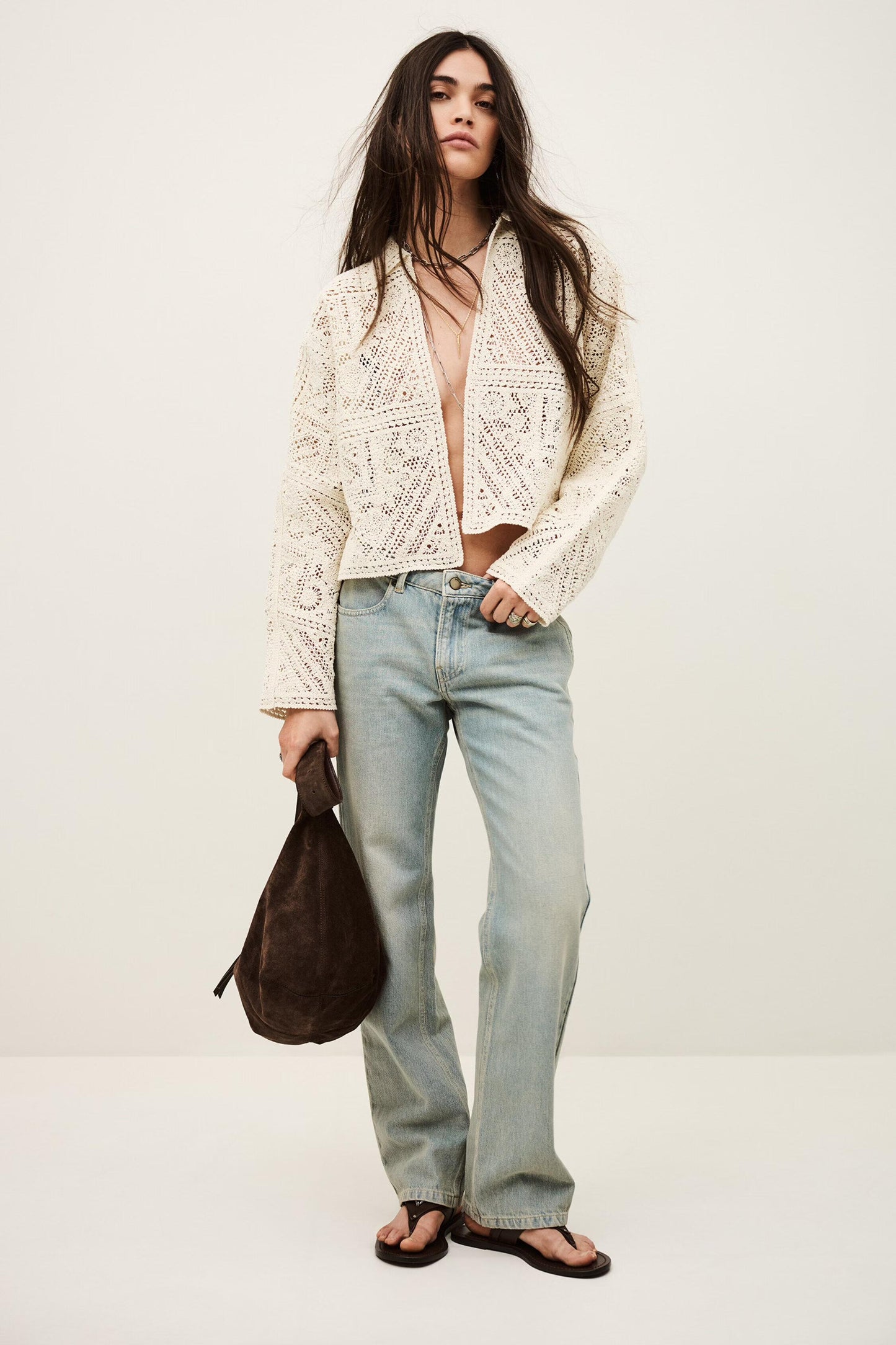 ba&sh Jacket Fany Off-White