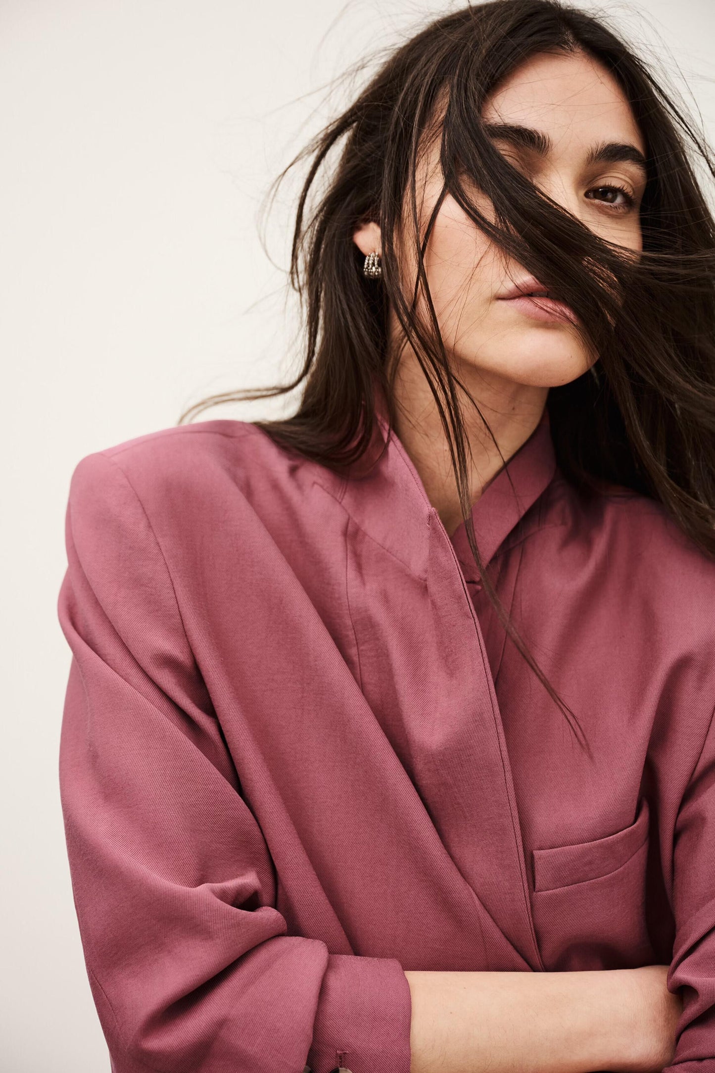 ba&sh Tailored Jacket Dalena Pink