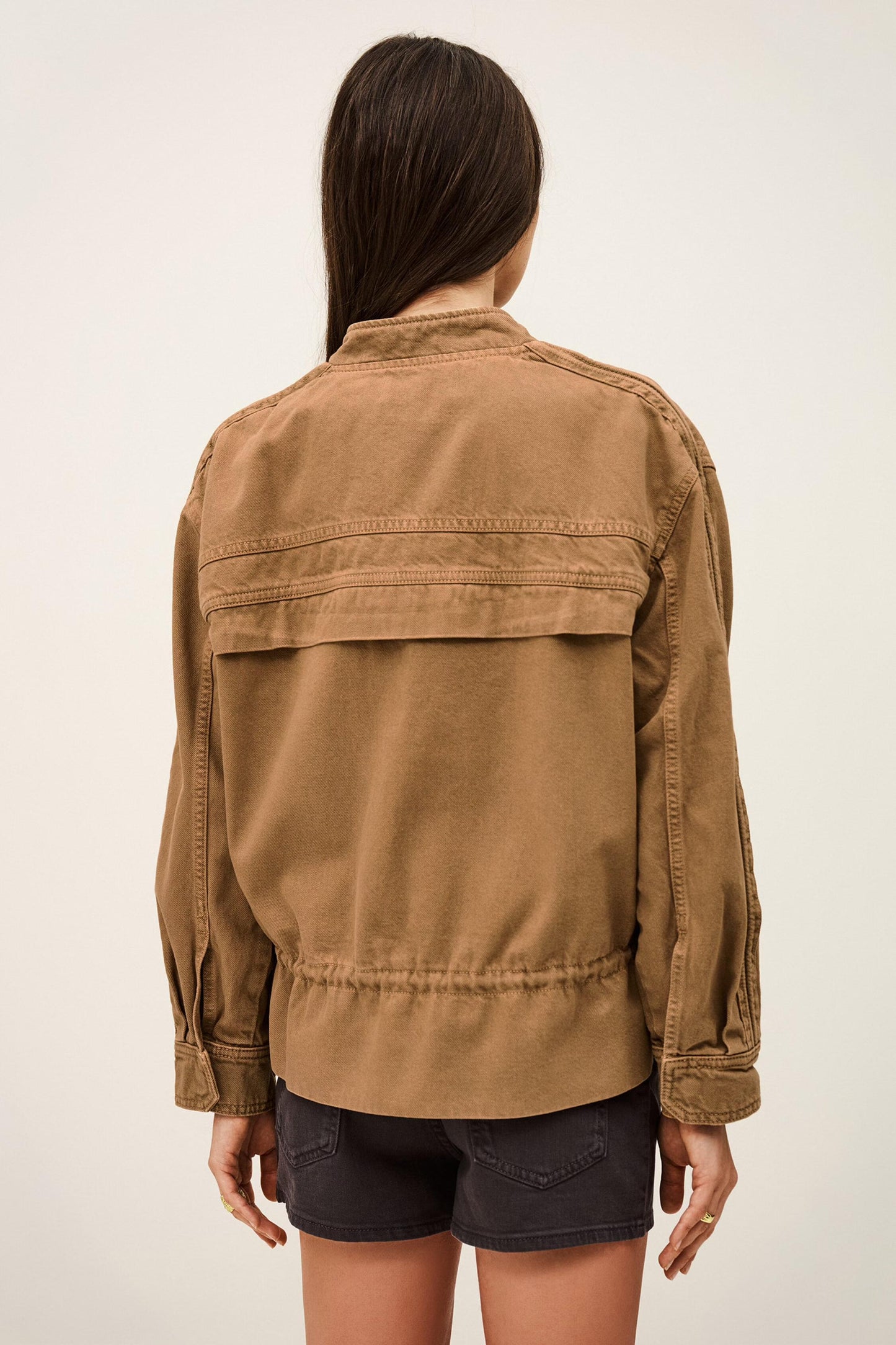 ba&sh Safari-Style Jacket Coly Brown
