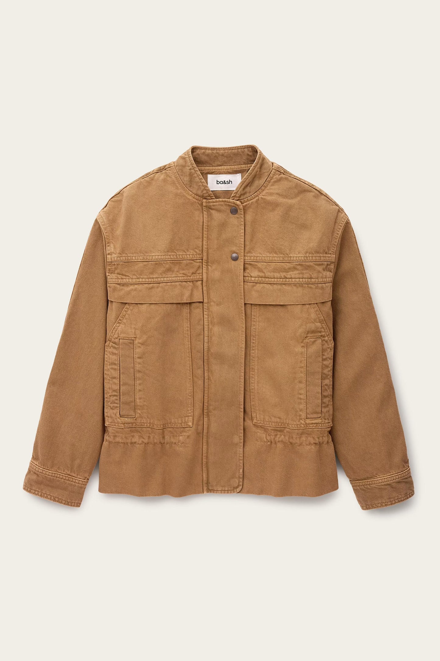 ba&sh Safari-Style Jacket Coly Brown