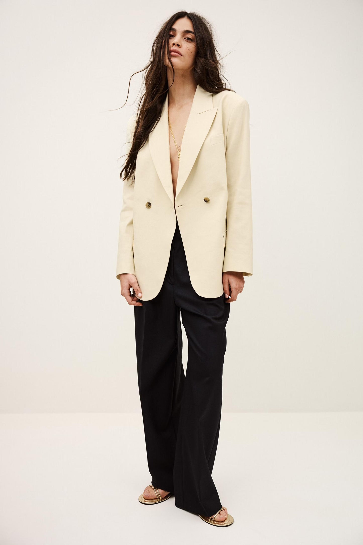 ba&sh Blazer Jacket Clay Yellow