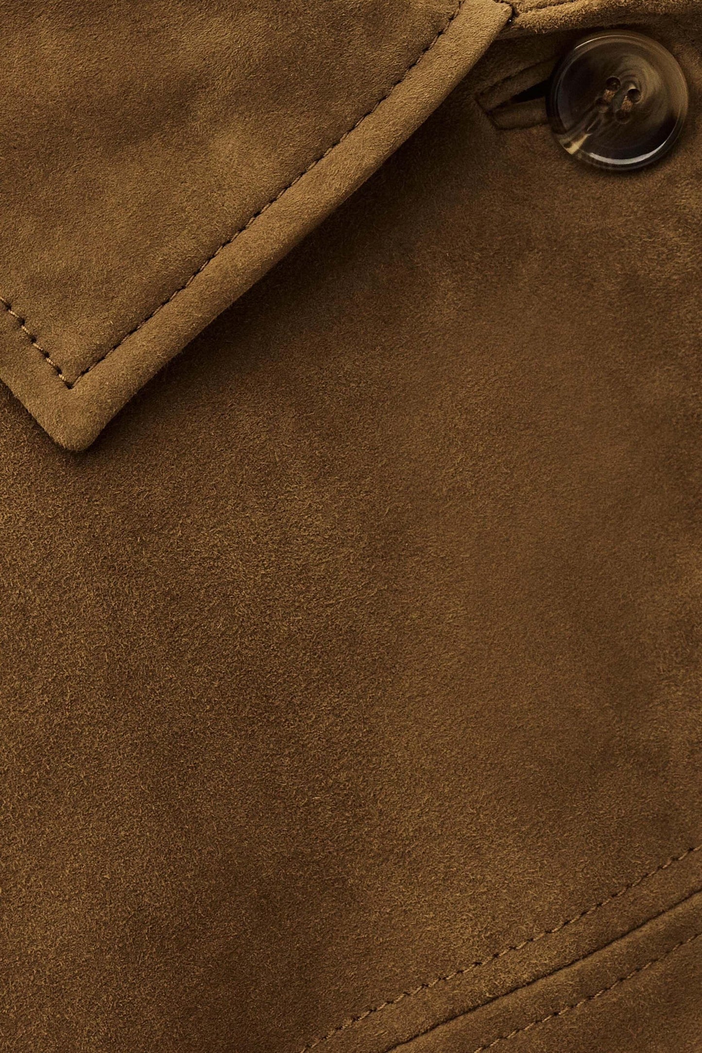 ba&sh Long Velvet Jacket Mario Brown