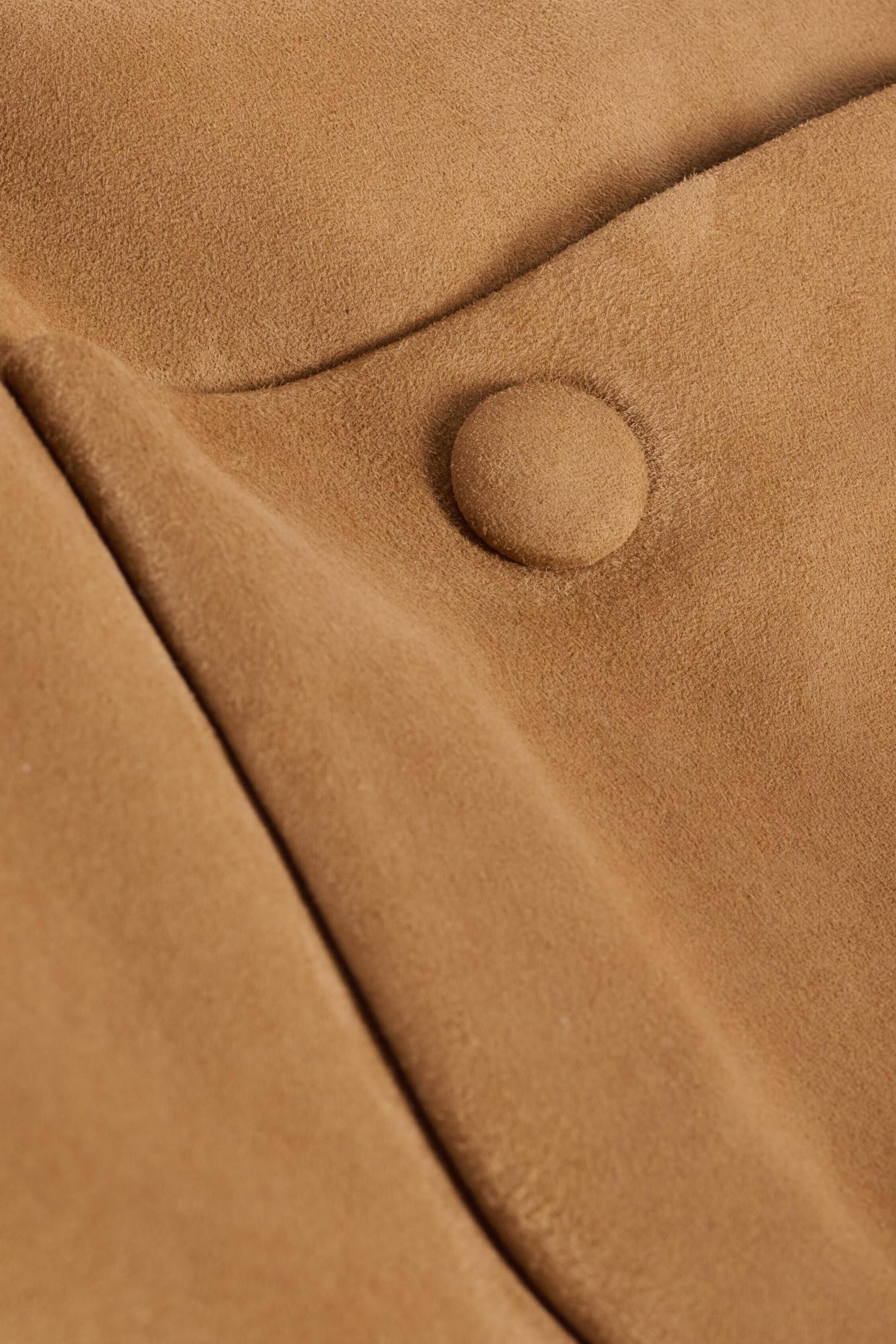 ba&sh Straight-Cut Jacket Milas Brown