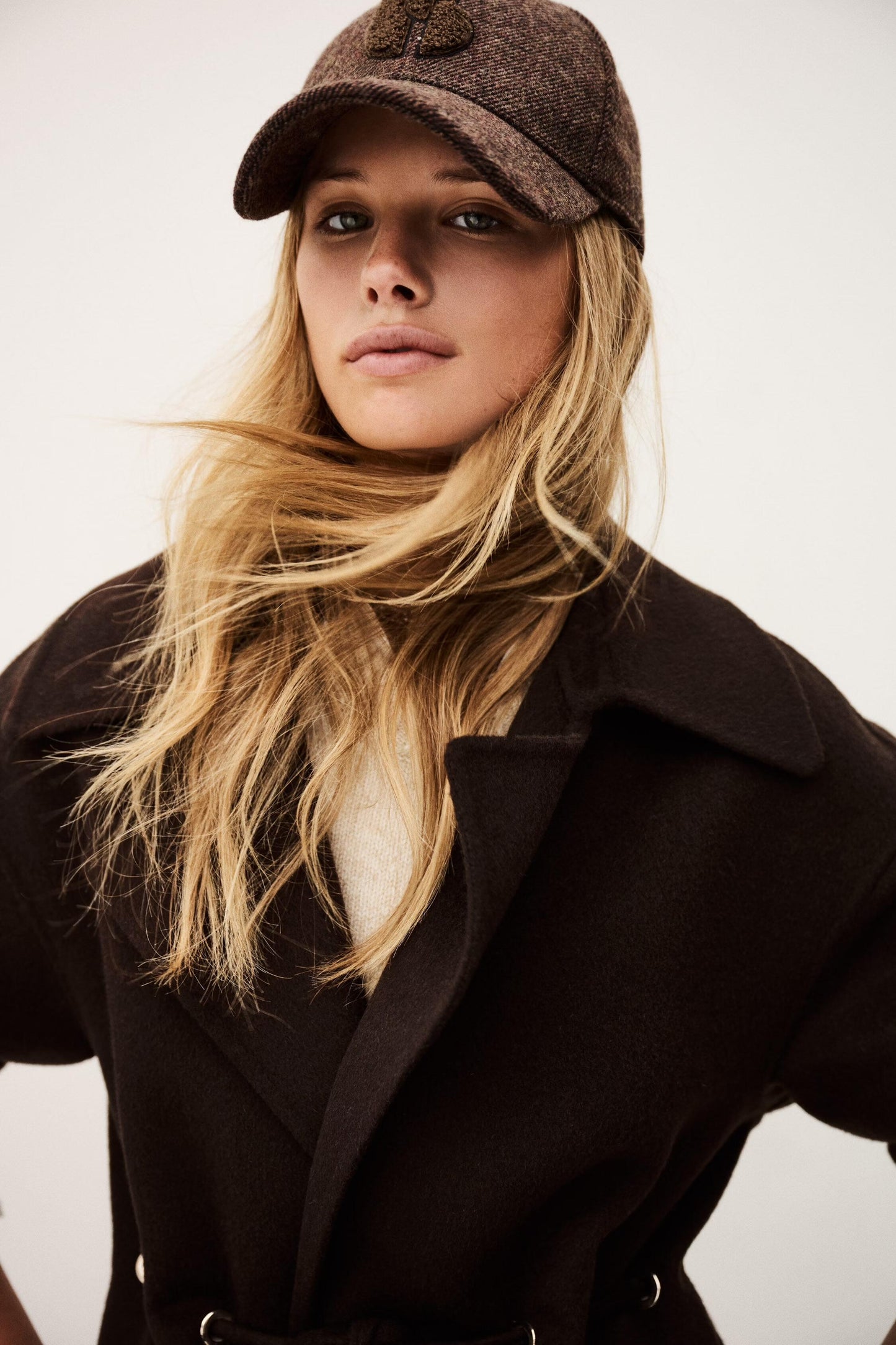 ba&sh Midi Coat Kate Brown
