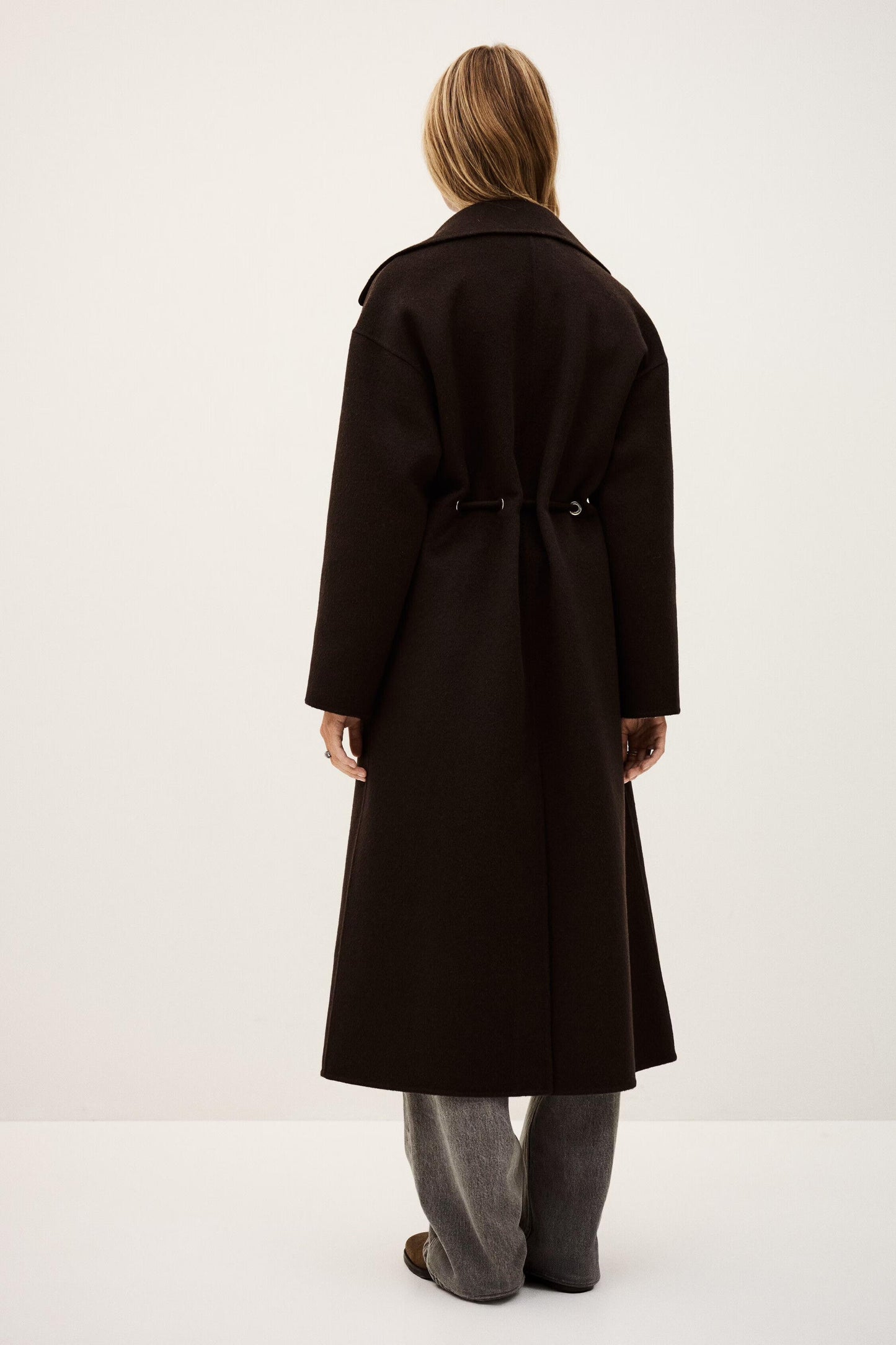 ba&sh Midi Coat Kate Brown