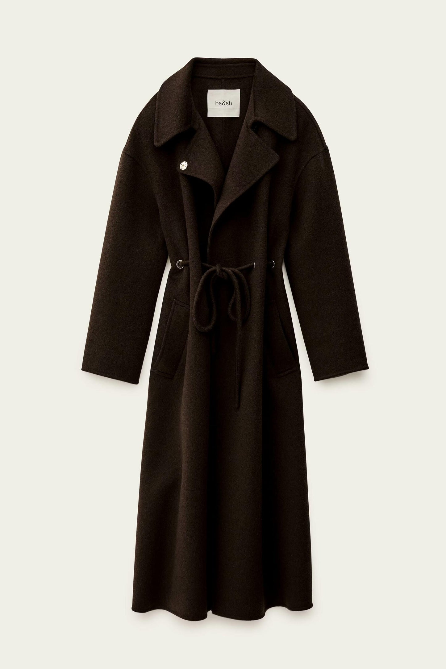 ba&sh Midi Coat Kate Brown