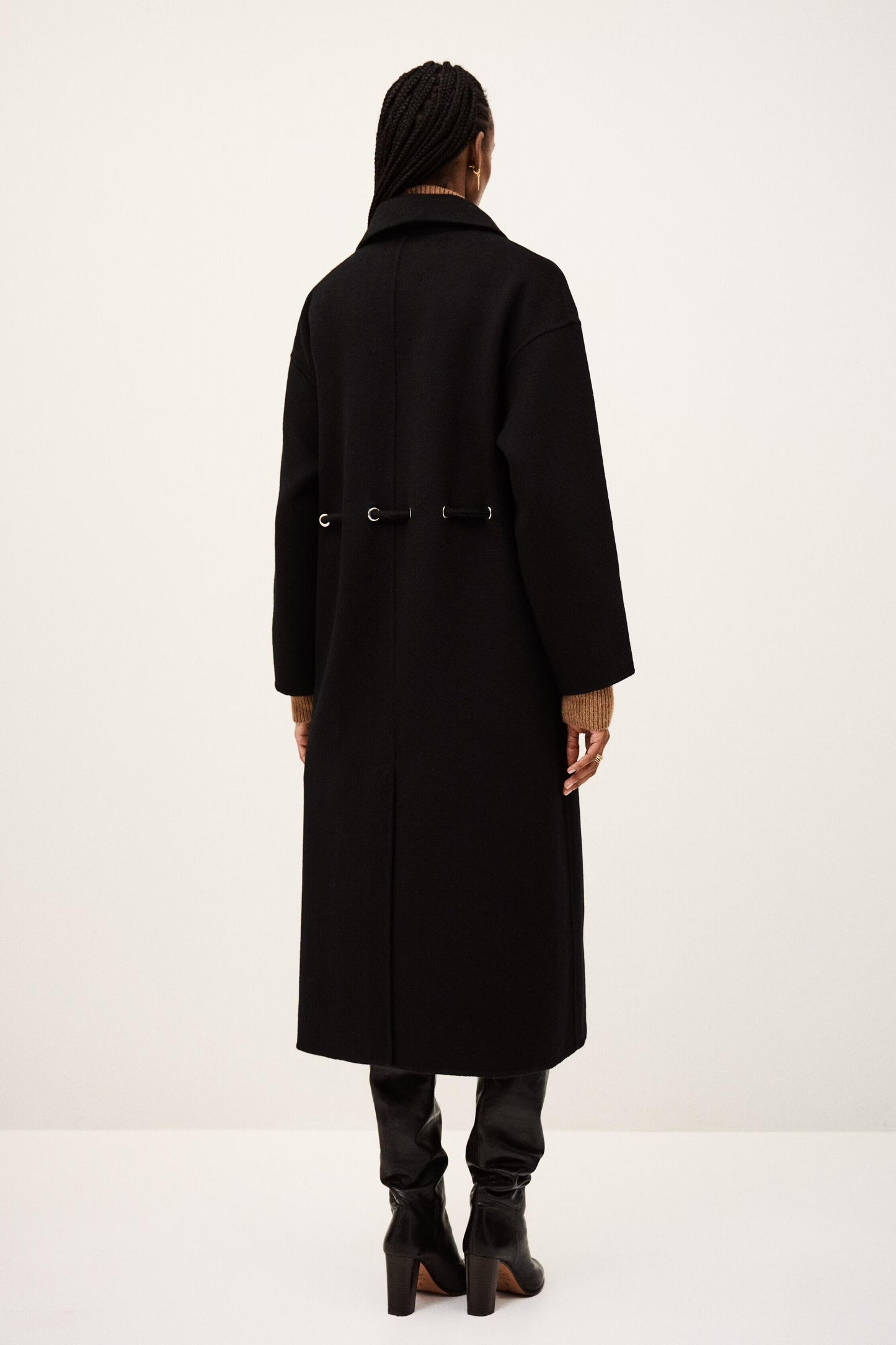 ba&sh Trenchcoat Kate Black