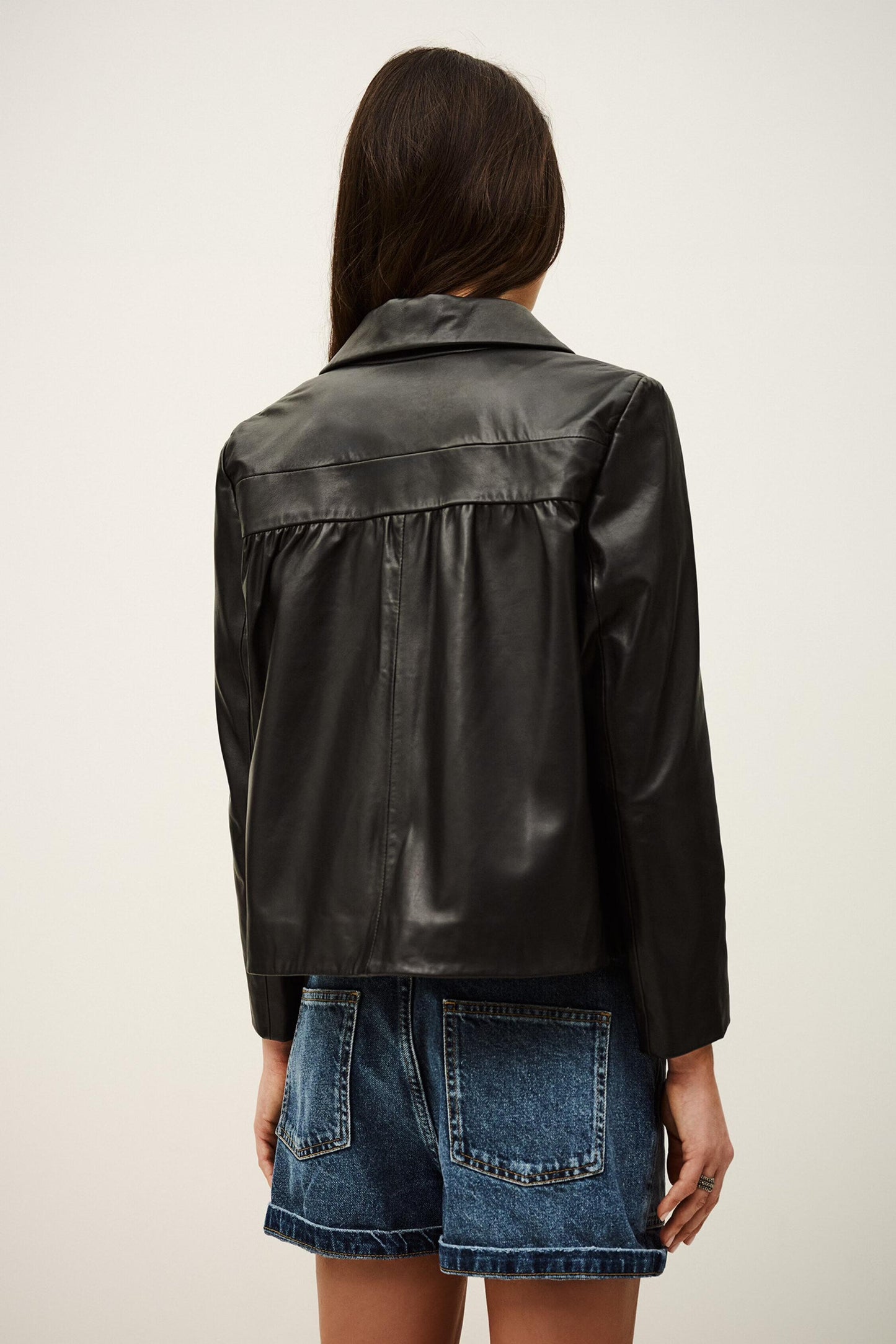 ba&sh 3/4 Sleeve Jacket Mylos Black