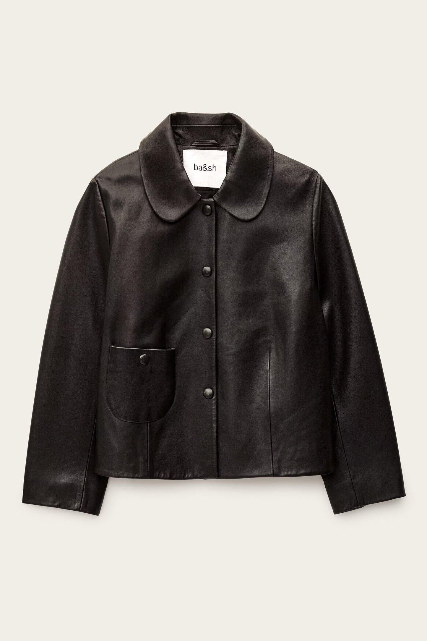 ba&sh 3/4 Sleeve Jacket Mylos Black