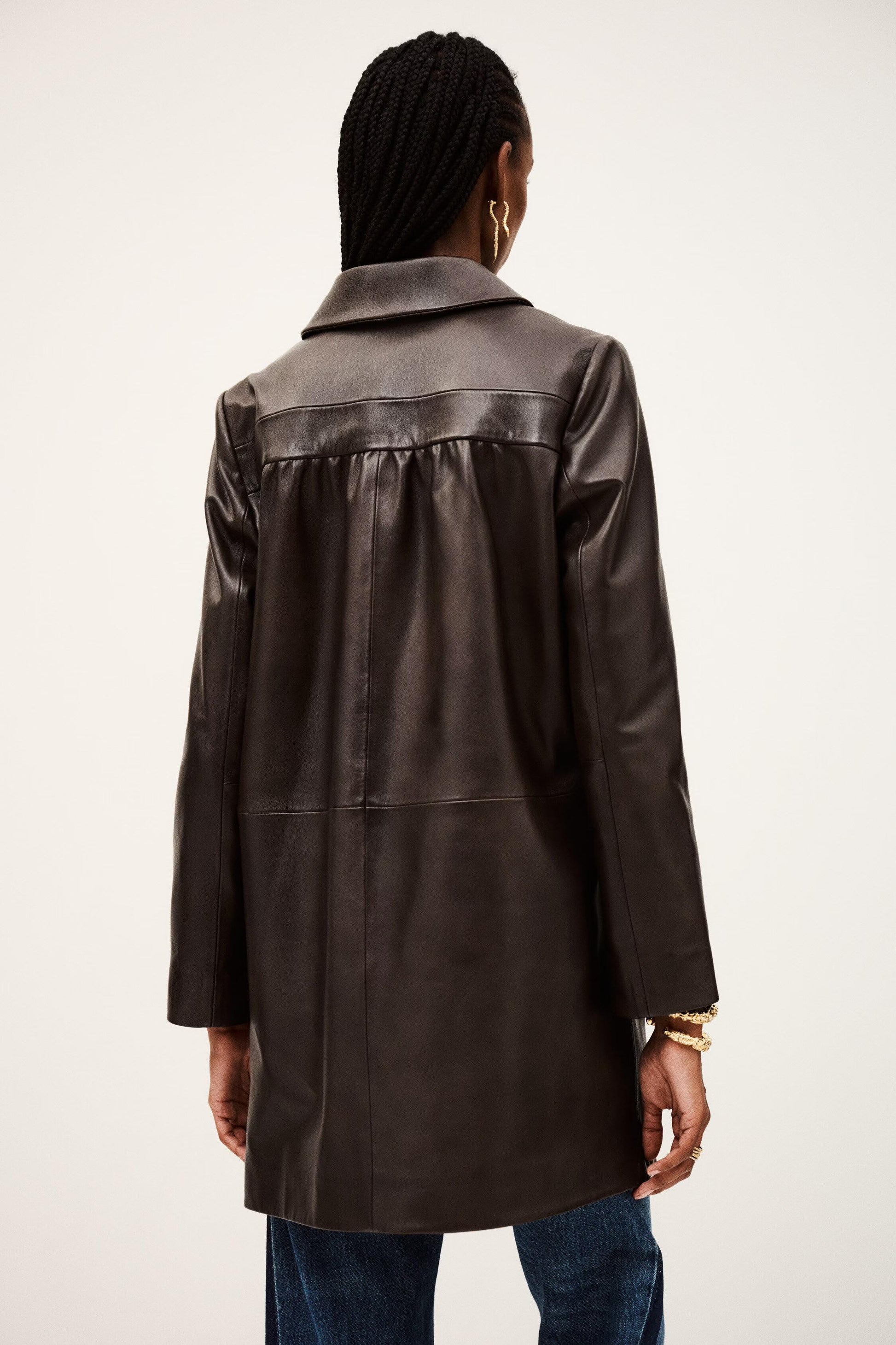 ba&sh 3/4-Length Coat Madie Brown