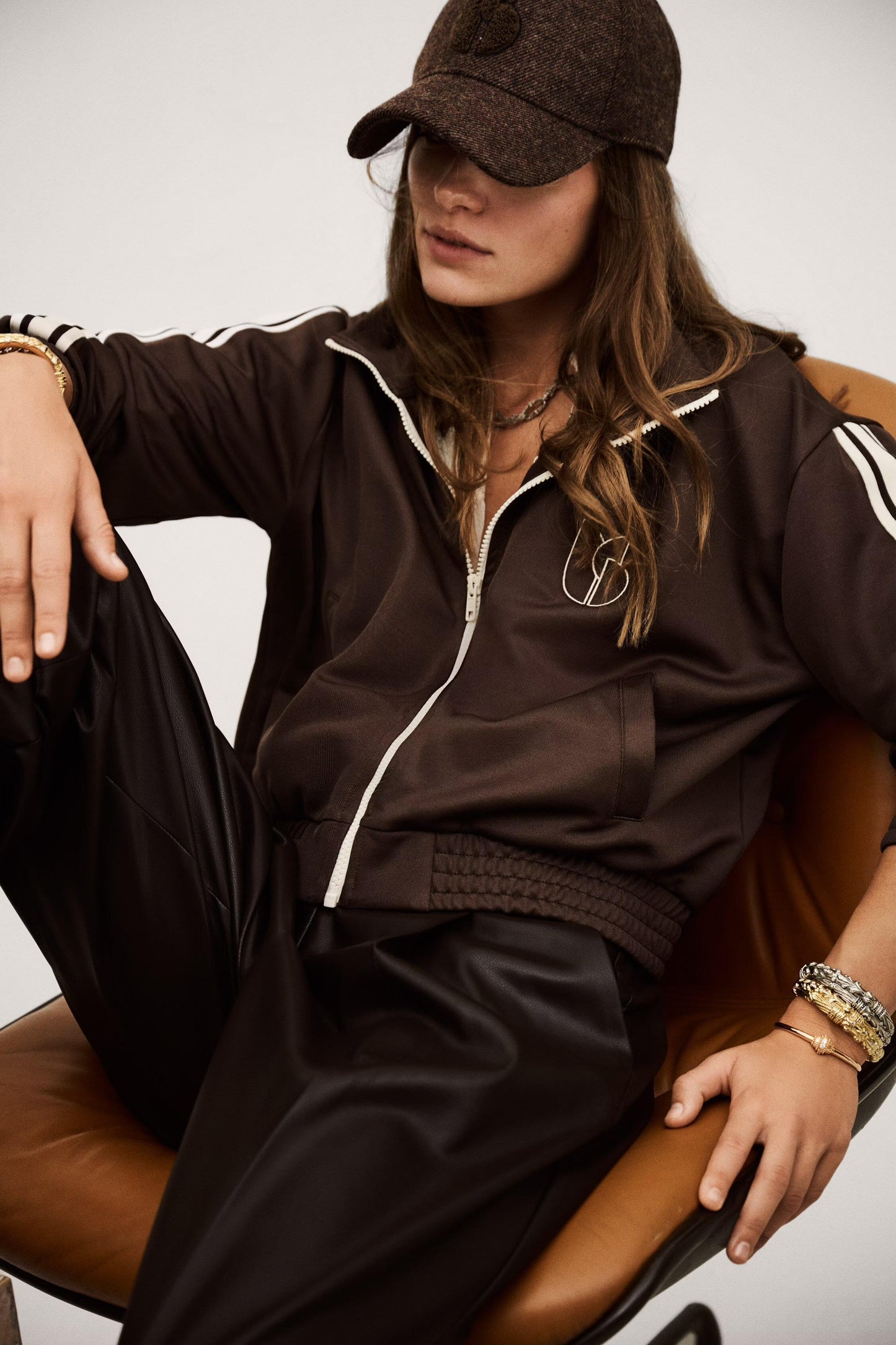 ba&sh Sweat Jacket Jimi Brown