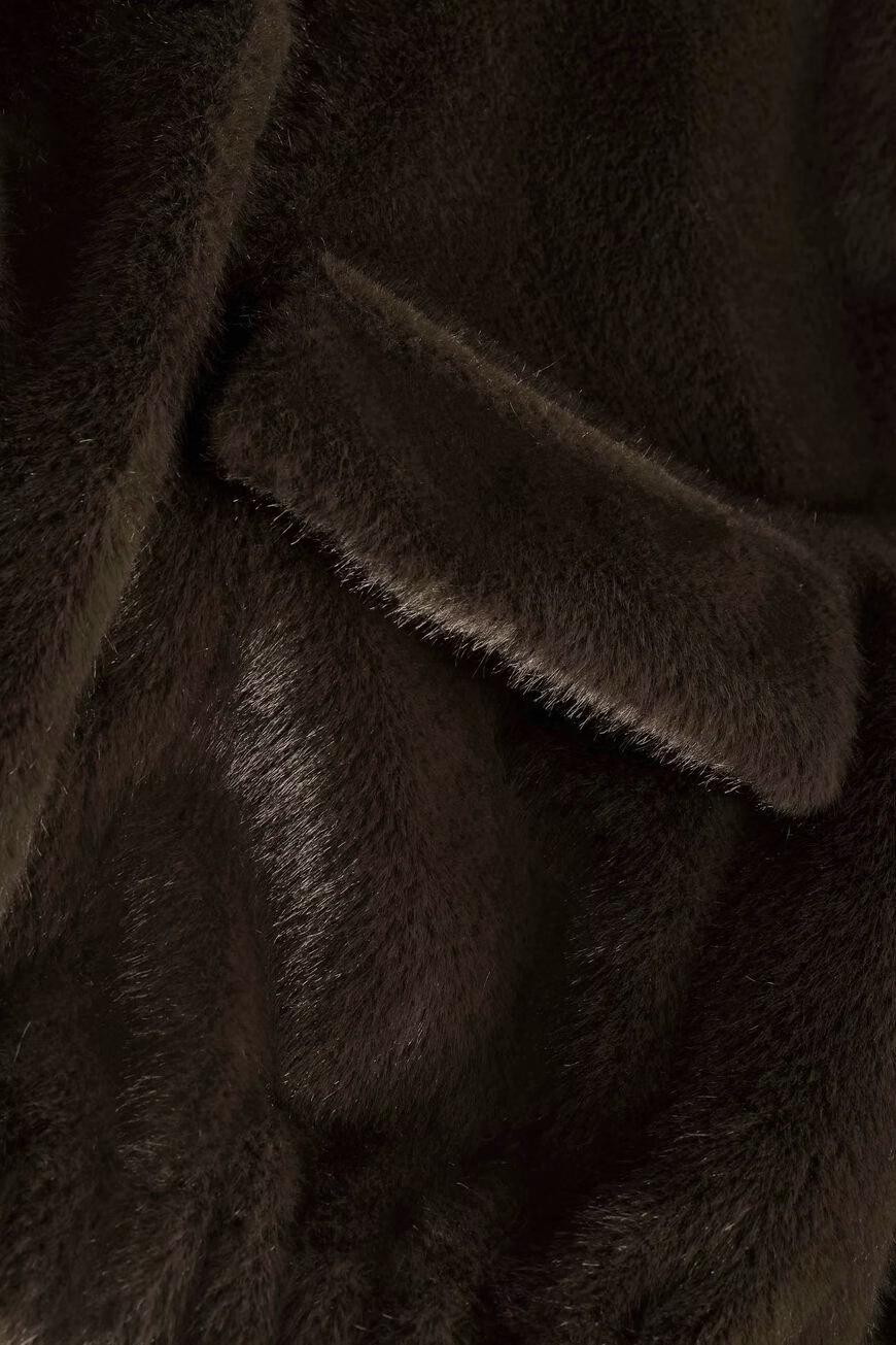 ba&sh Short Loose-Fitting Jacket Paros Brown