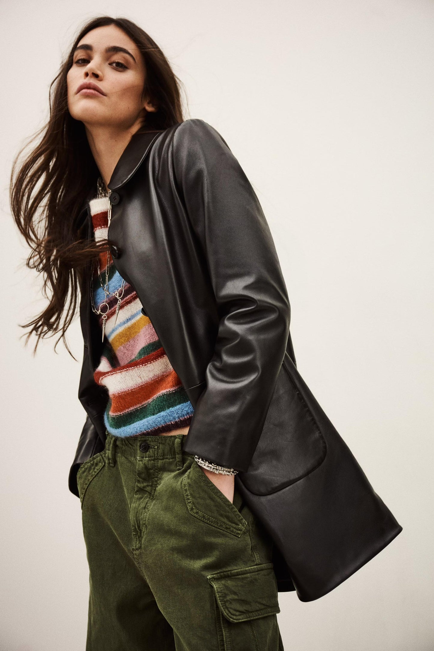 ba&sh Coat Madie Black