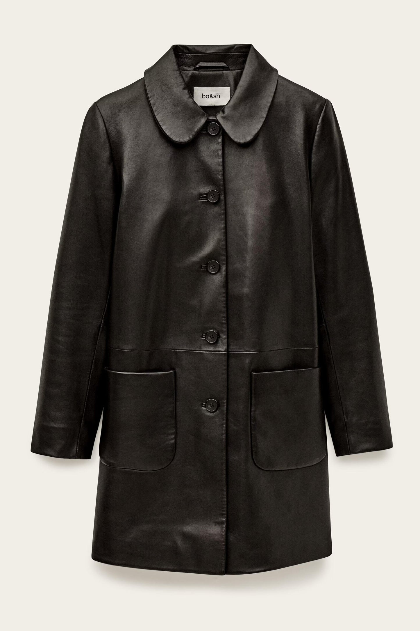 ba&sh Coat Madie Black